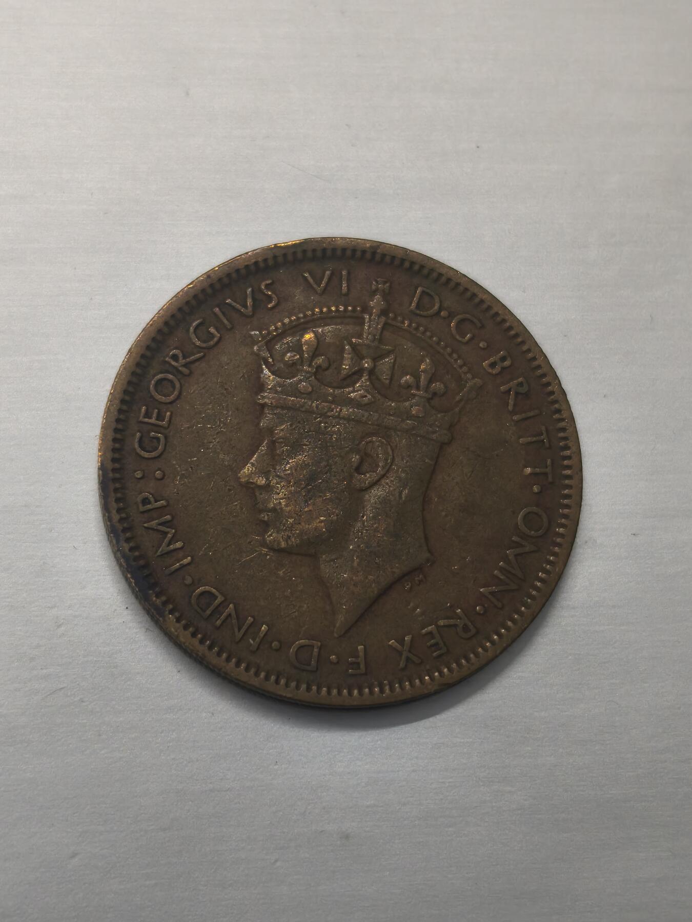 Krab外币市集Vol.9 英属西非乔治六世1943年1先令