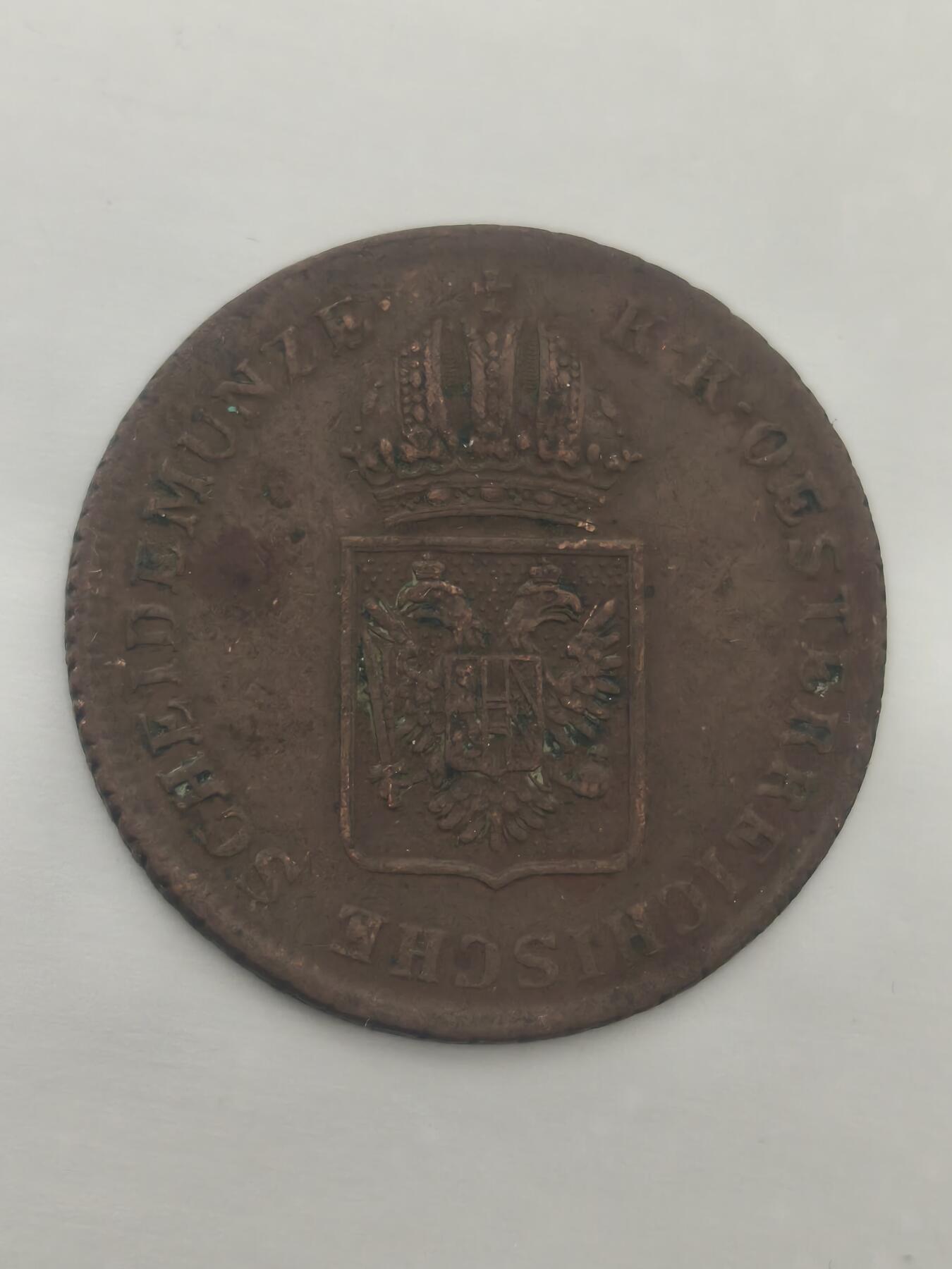 Krab外币市集Vol.9 奥地利1816年1科鲁泽