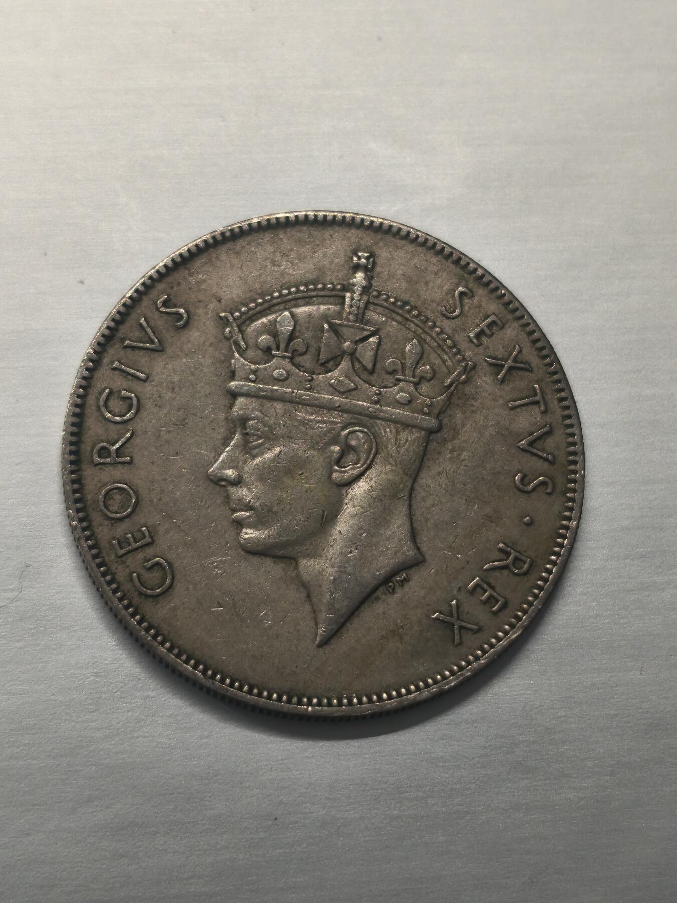 Krab外币市集Vol.9 英属东非1952年乔治六世1先令