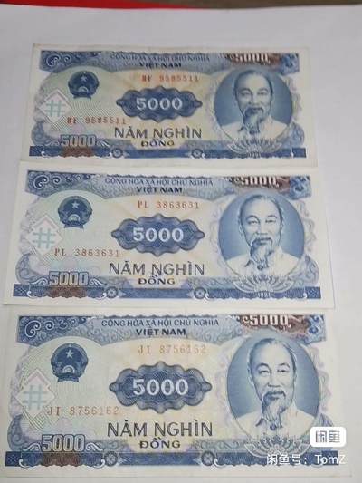 越南1988/1991年靓品纸币10枚，9枚永恒号、1枚豹子号 - 越南1988/1991年靓品纸币10枚，9枚永恒号、1枚豹子号