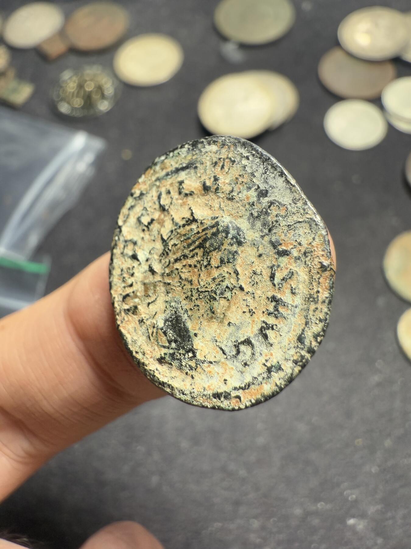 南宋泉阁俄币 外币 国币 专场第十期【送拍无额外佣金】 古罗马 公元260-268年 伽里恩努斯大型富利铜币 背逆 通货好品