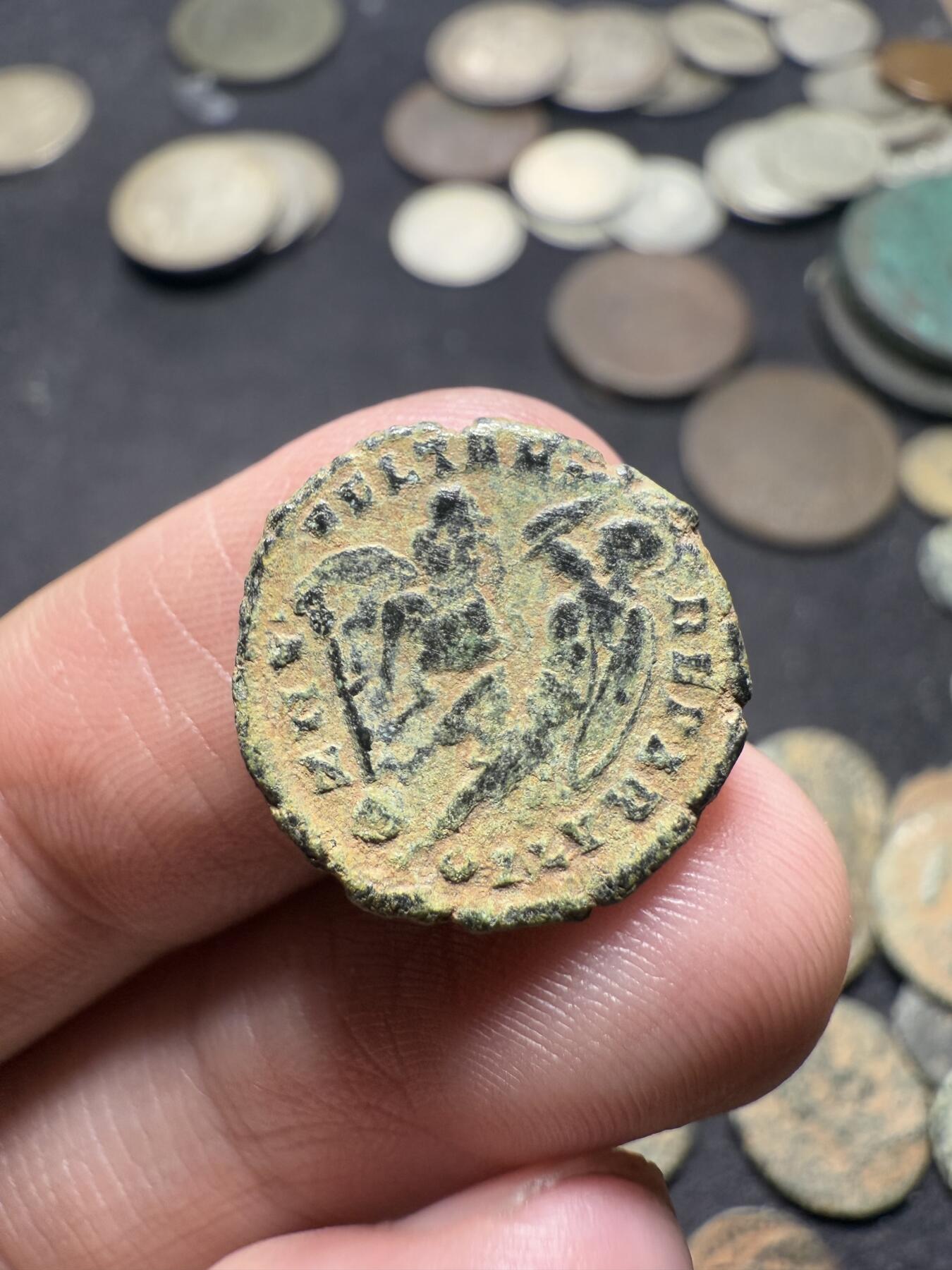南宋泉阁俄币 外币 国币 专场第十期【送拍无额外佣金】 古罗马 公元337-340年 君士坦丁二世小铜币 细节还可以 好品