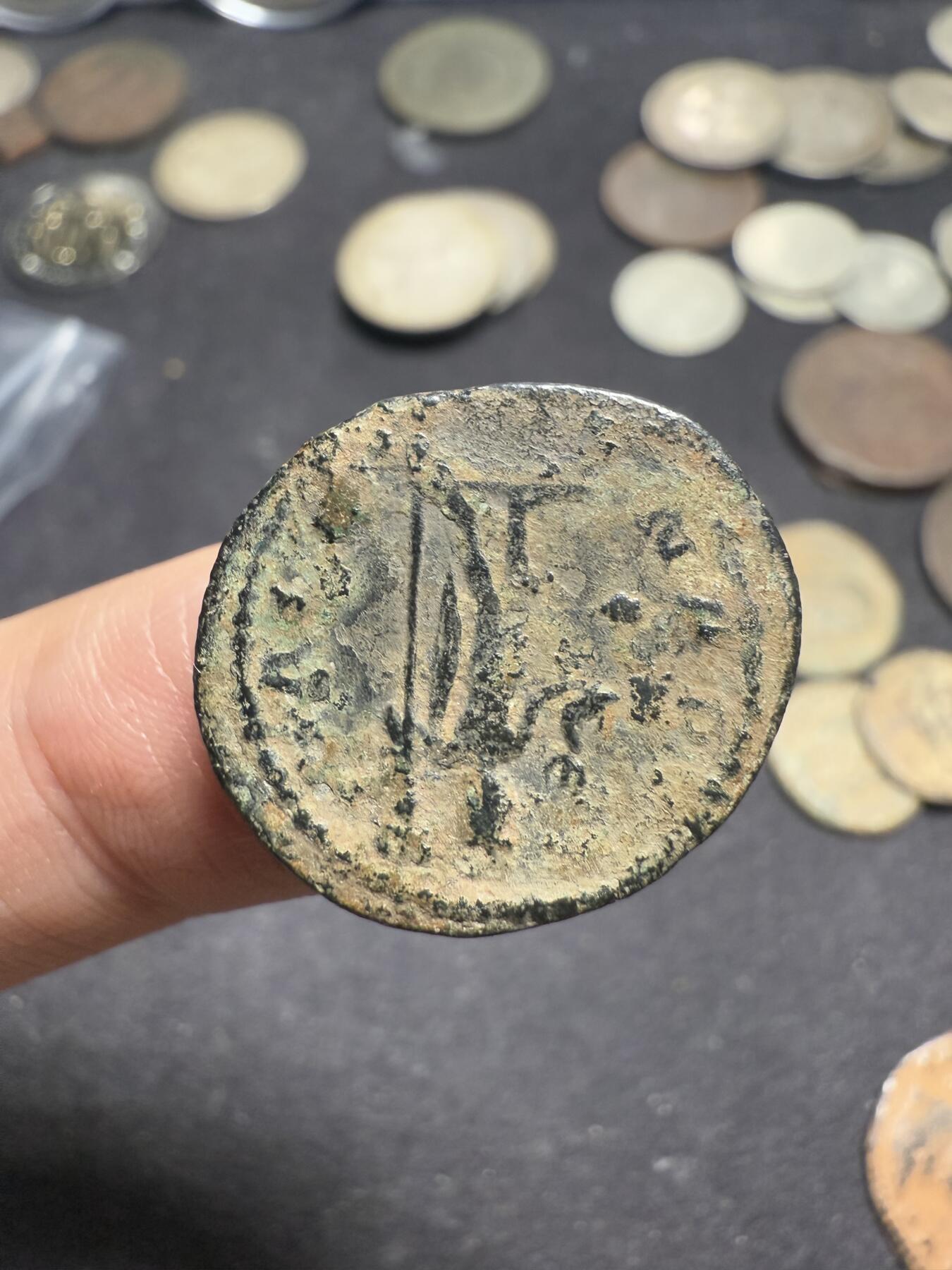 南宋泉阁俄币 外币 国币 专场第十期【送拍无额外佣金】 古罗马 公元260-268年 伽里恩努斯大型富利铜币 背逆 通货好品