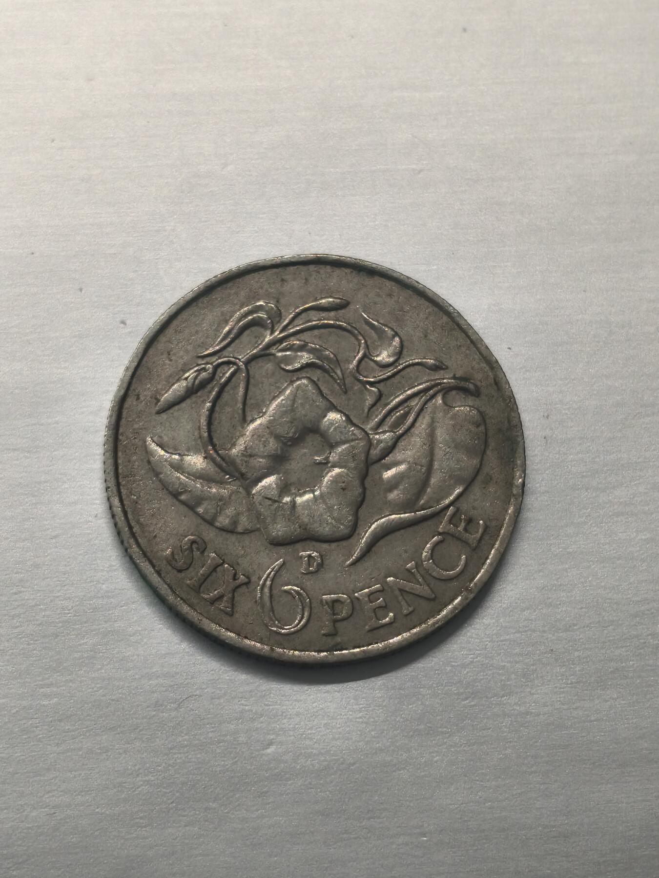 Krab外币市集Vol.9 英属赞比亚1964年6便士