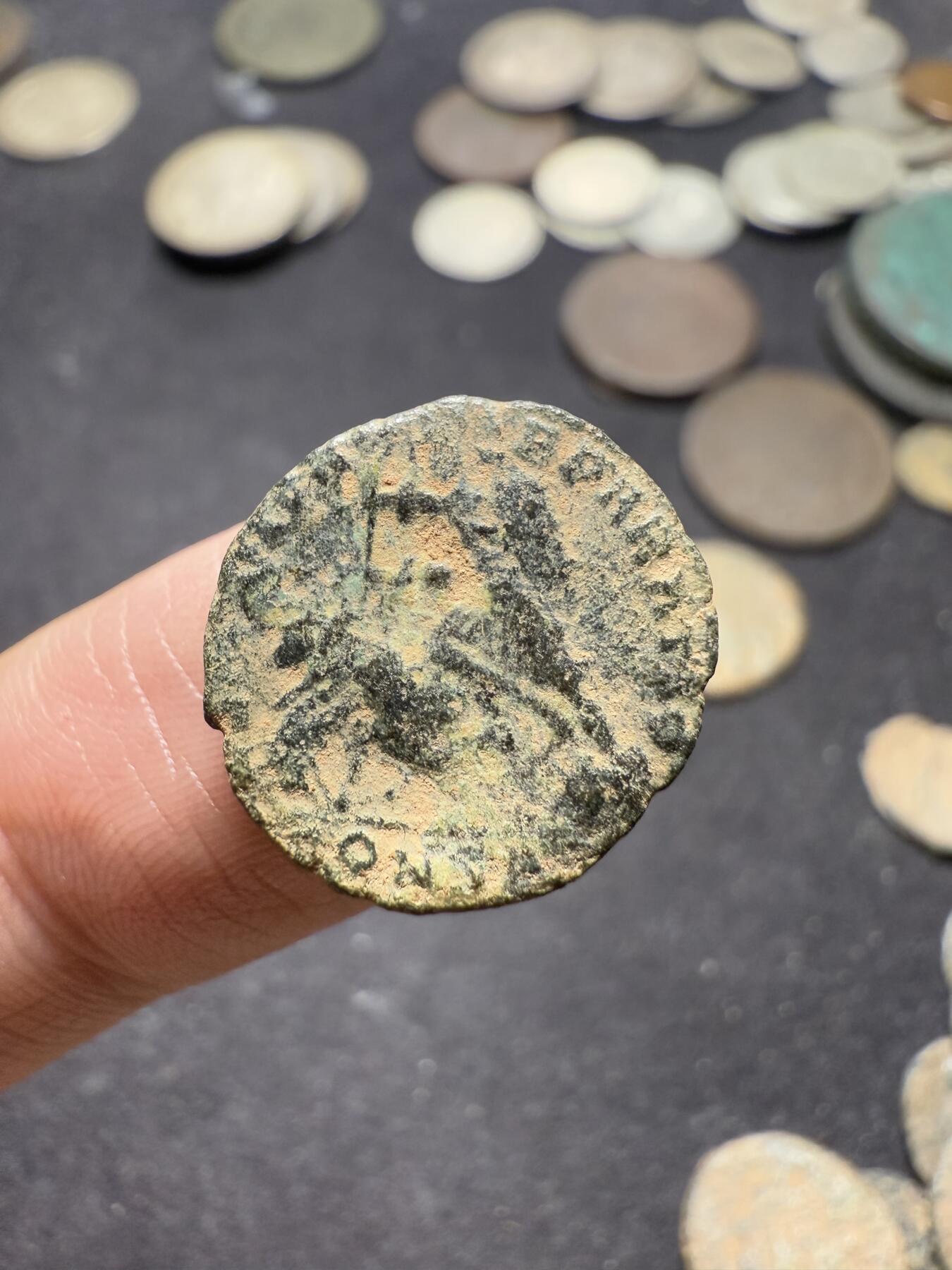 南宋泉阁俄币 外币 国币 专场第十期【送拍无额外佣金】 古罗马 公元337-340年 君士坦丁二世小铜币  通货好品