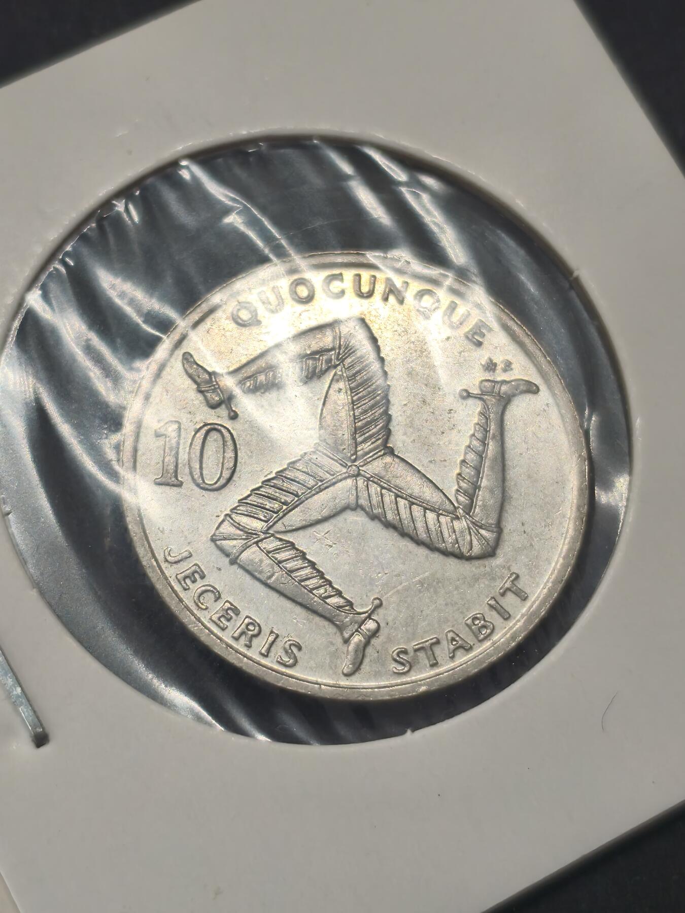 Krab外币市集Vol.9 马恩岛1992年10便士