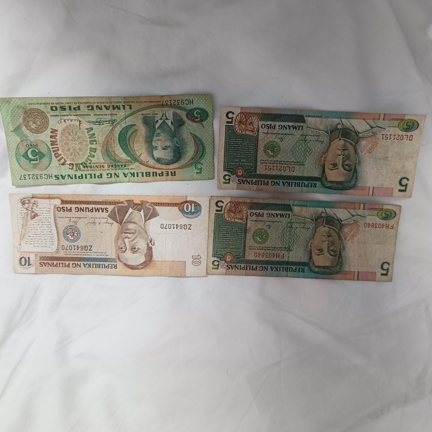 泡泡币外币第三十场可代拍15038385335微信 菲律宾纸币四张