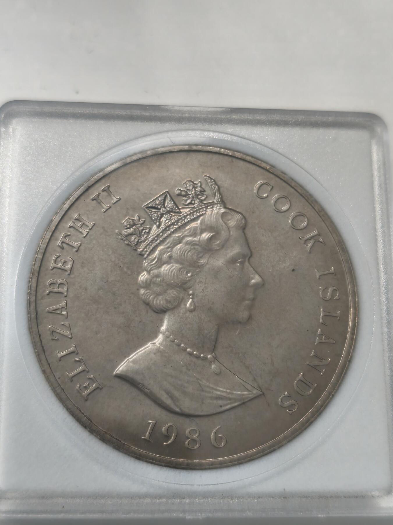 Krab外币市集Vol.9 库克岛1986年1克朗皇室婚礼