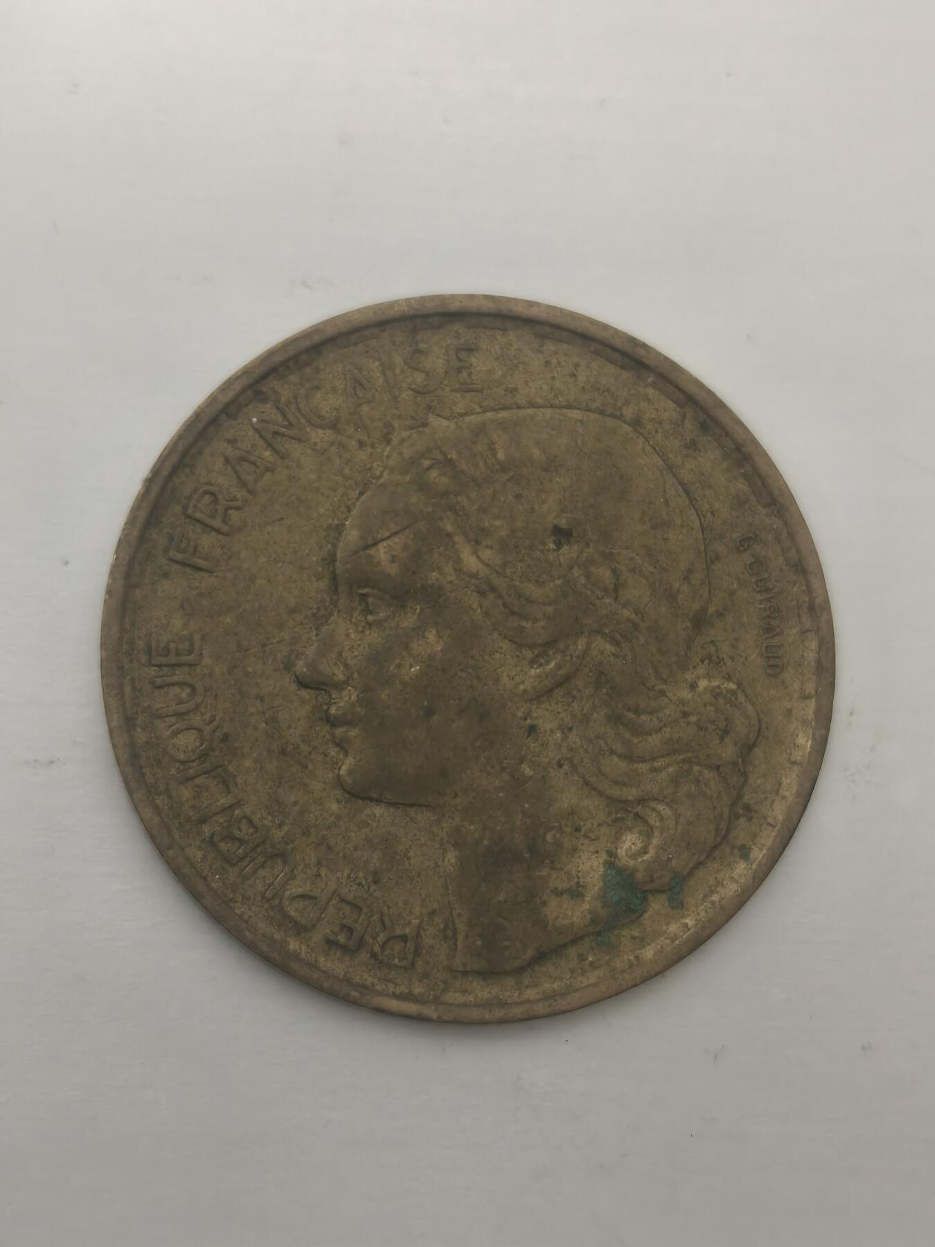 Krab外币市集Vol.9 法国1951年20法郎B厂