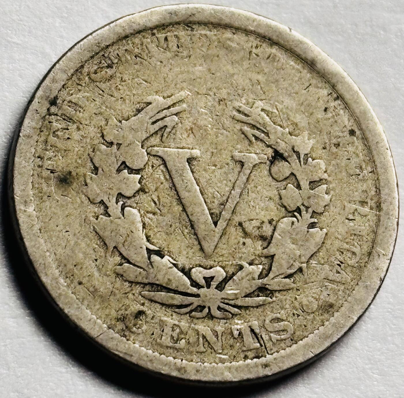 文馨钱币收藏第 244 场，各国古铜币，英系场，寄存时间为 2 个月，请悉知 1902 年美国自由女神 5 美分