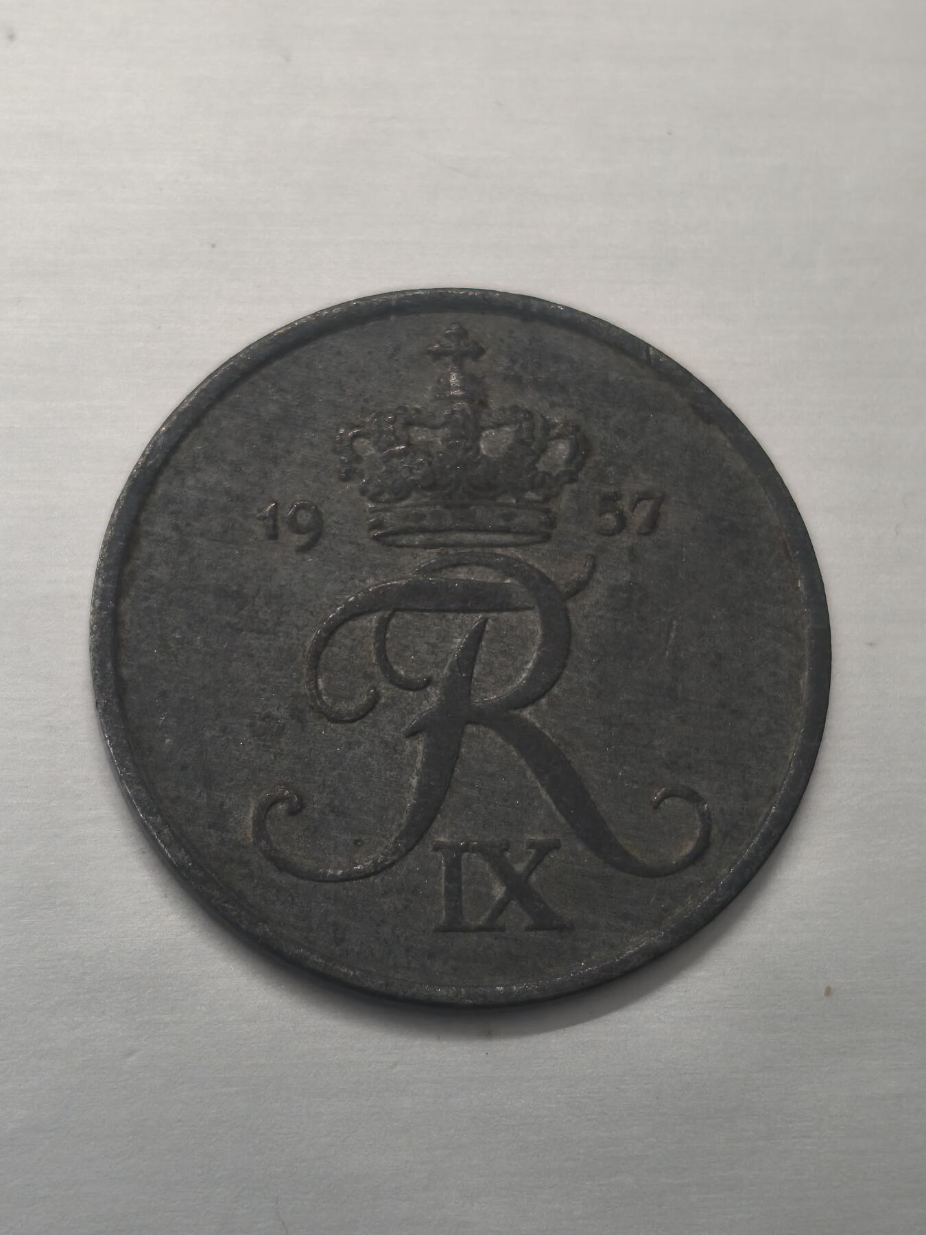 Krab外币市集Vol.9 丹麦1957年5欧尔