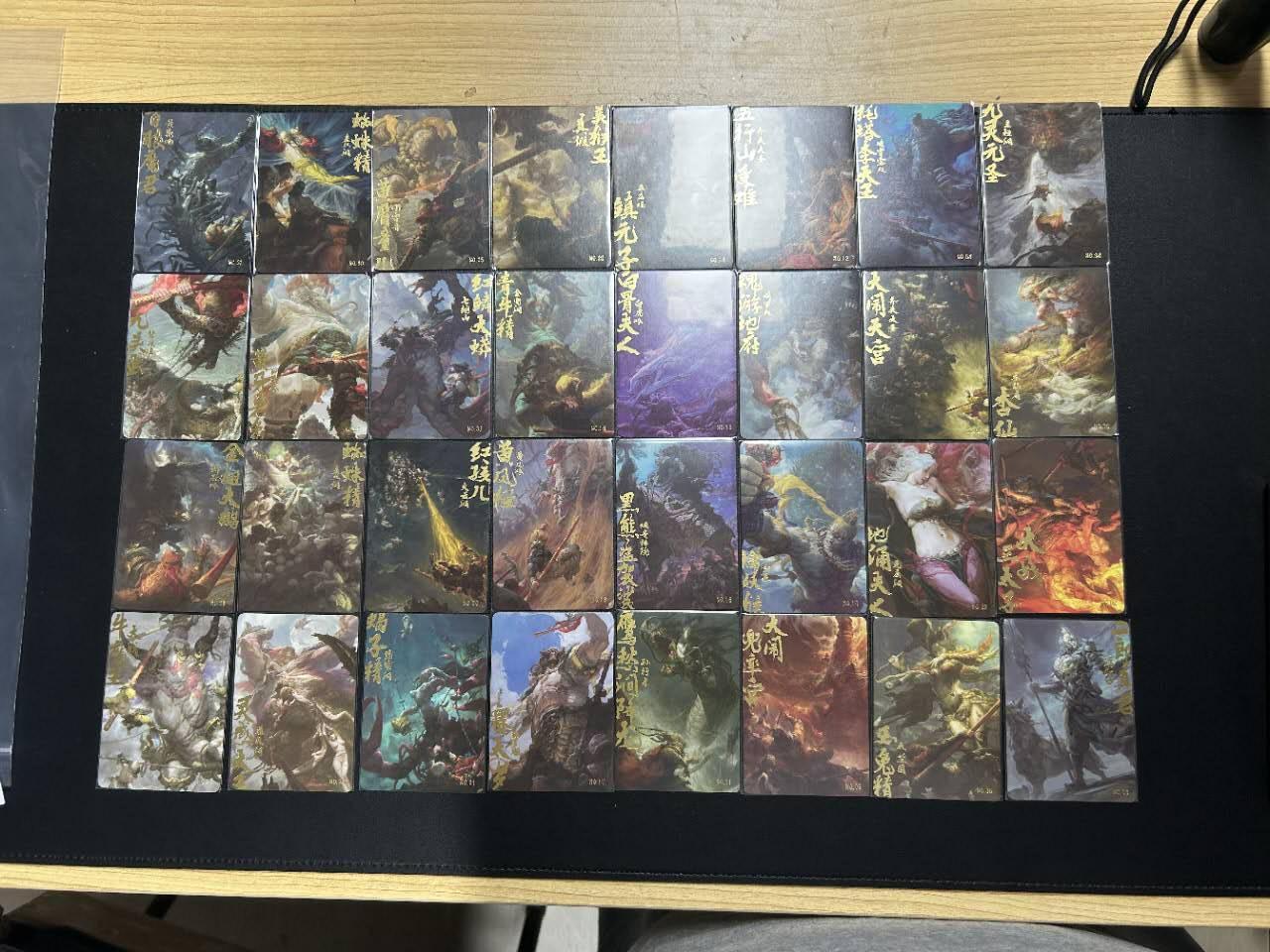 天玑星卡拍第八十七期《接代拍代送评》周四截拍 持续收拍收评中 满赠三娘需备注 阿毛玩卡 西游降魔 金边 散卡 32张