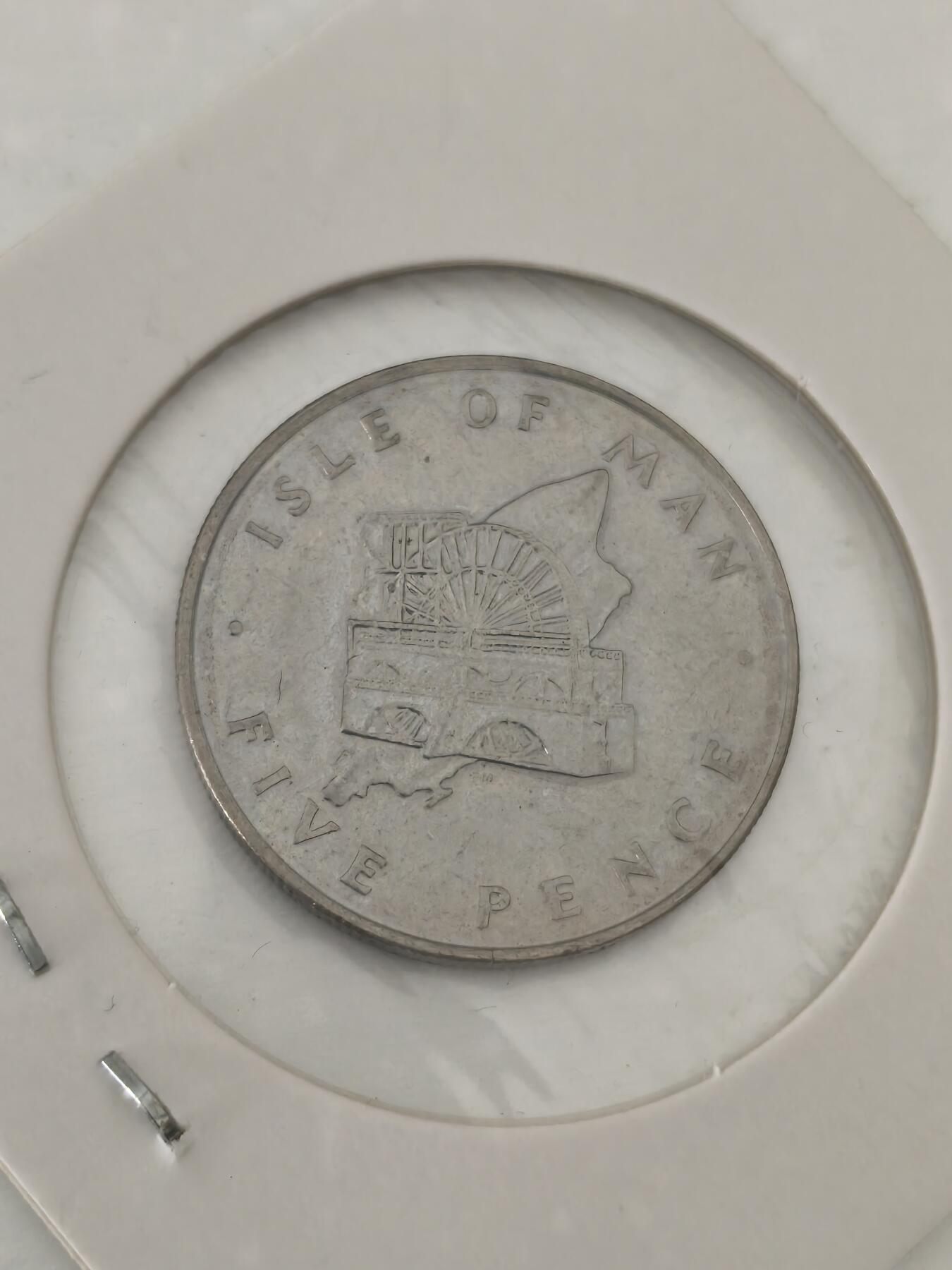 Krab外币市集Vol.9 马恩岛1975年5便士