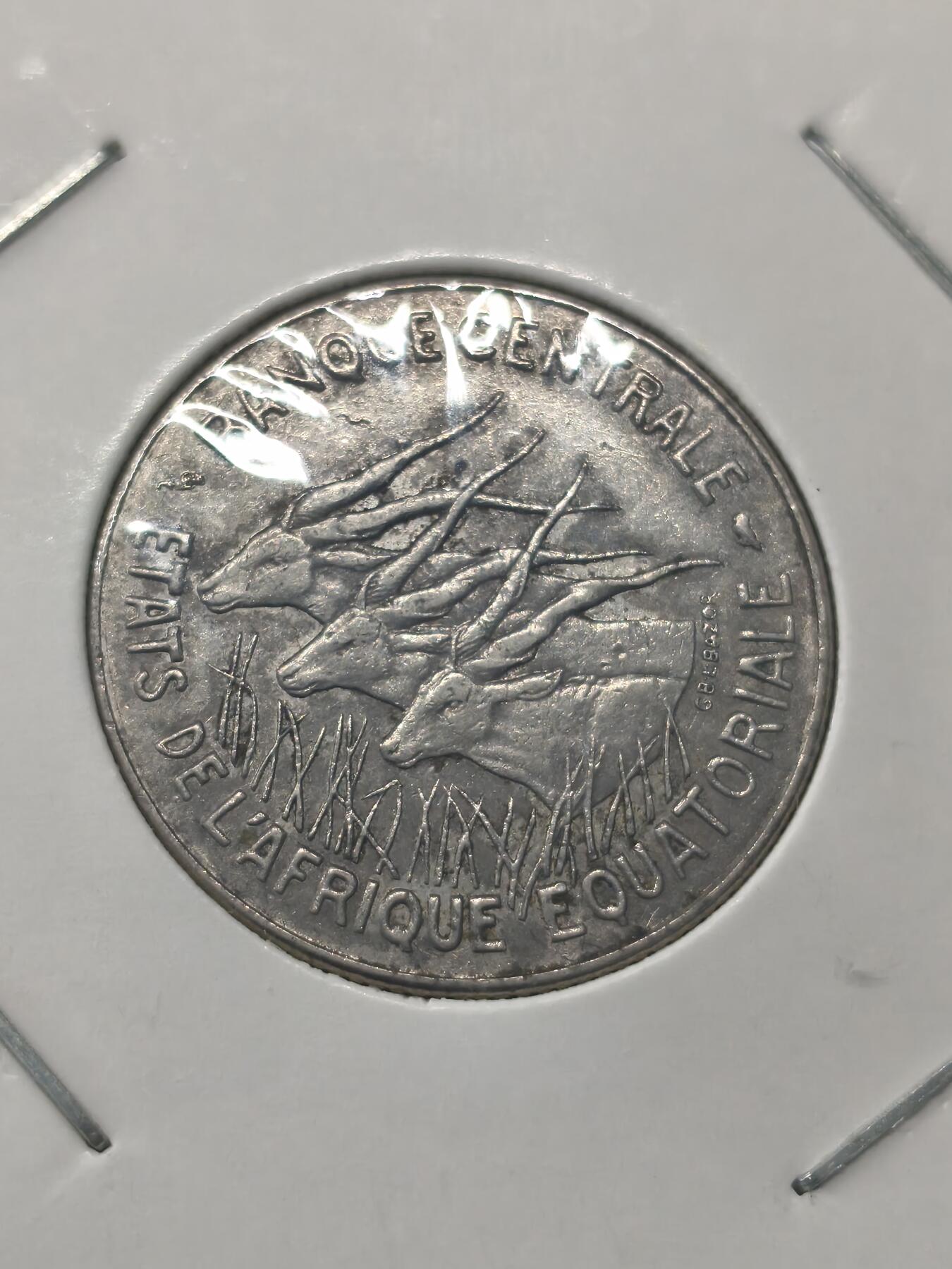 Krab外币市集Vol.9 赤道非洲1966年100法郎