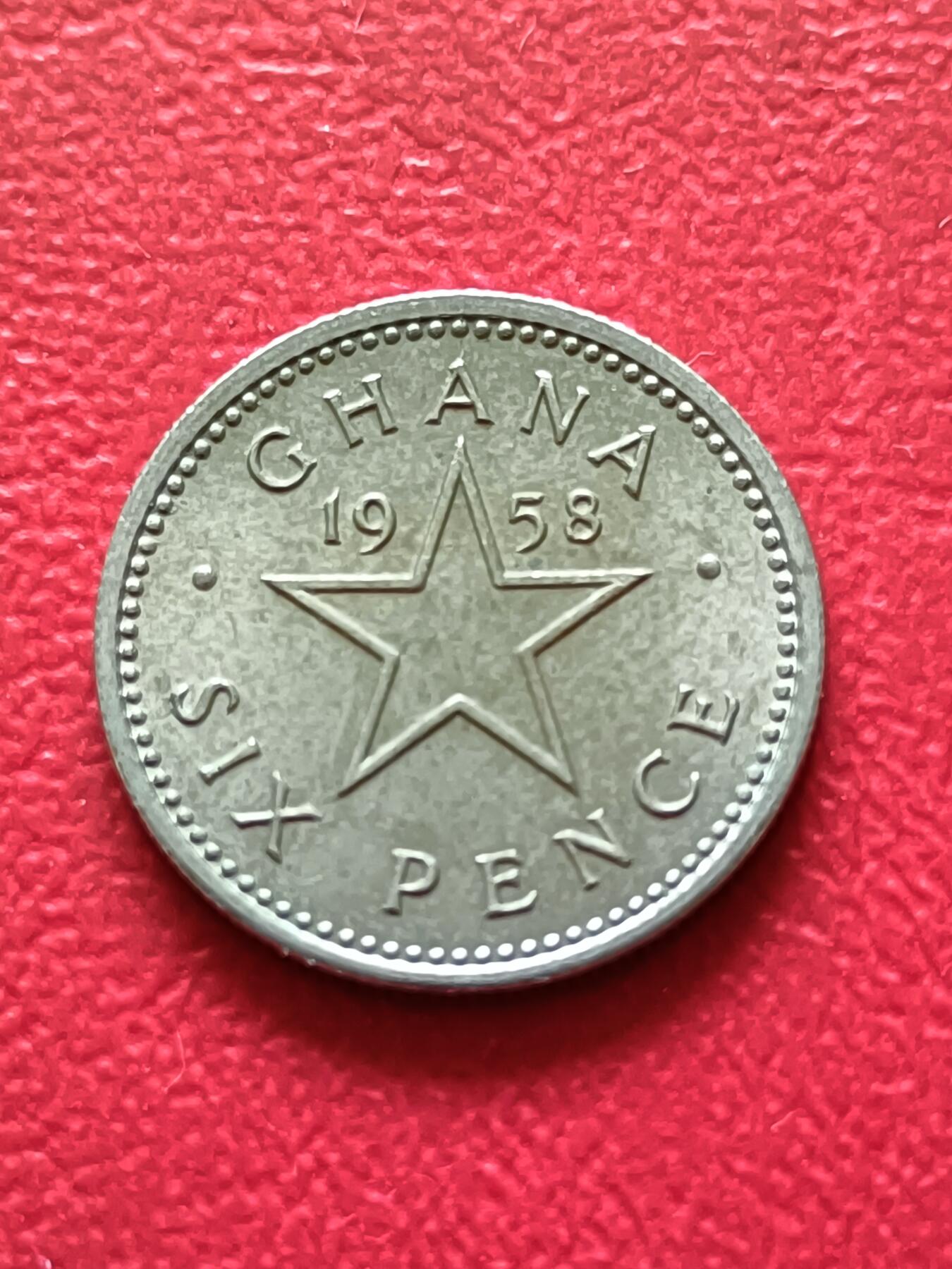 【云涧收藏】第二十五场 加纳1958年2枚，好品