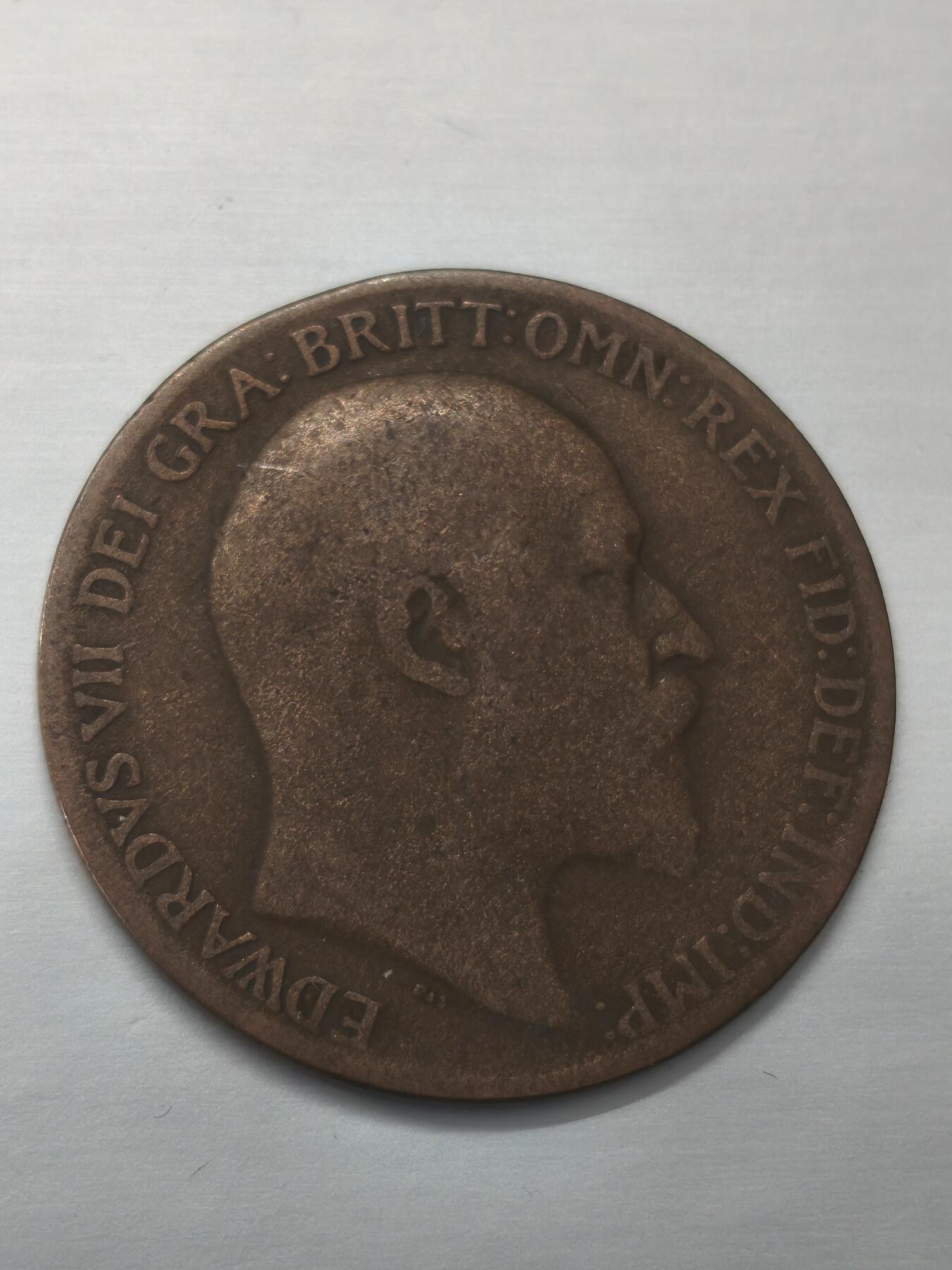 Krab外币市集Vol.9 英国爱德华七世1909年1便士