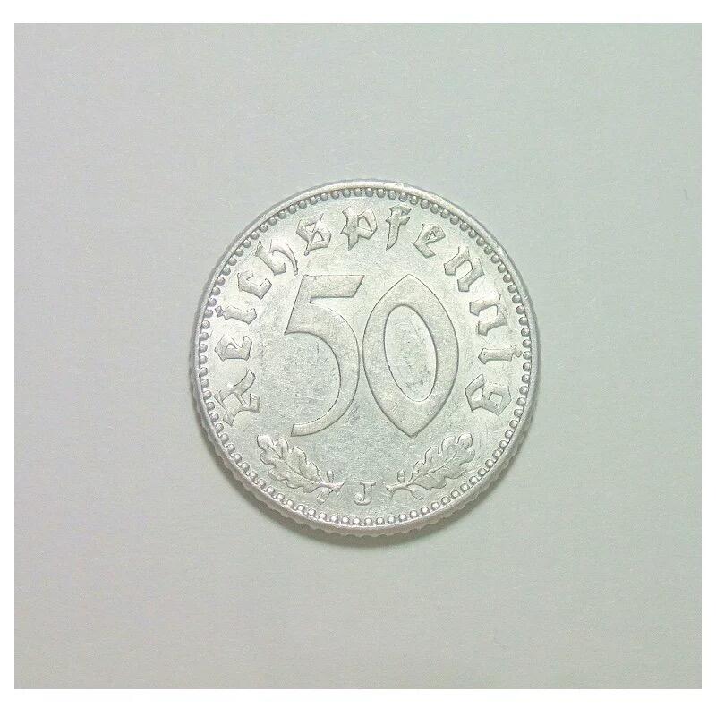 德国第三帝国1943年J版50芬尼 爽品
