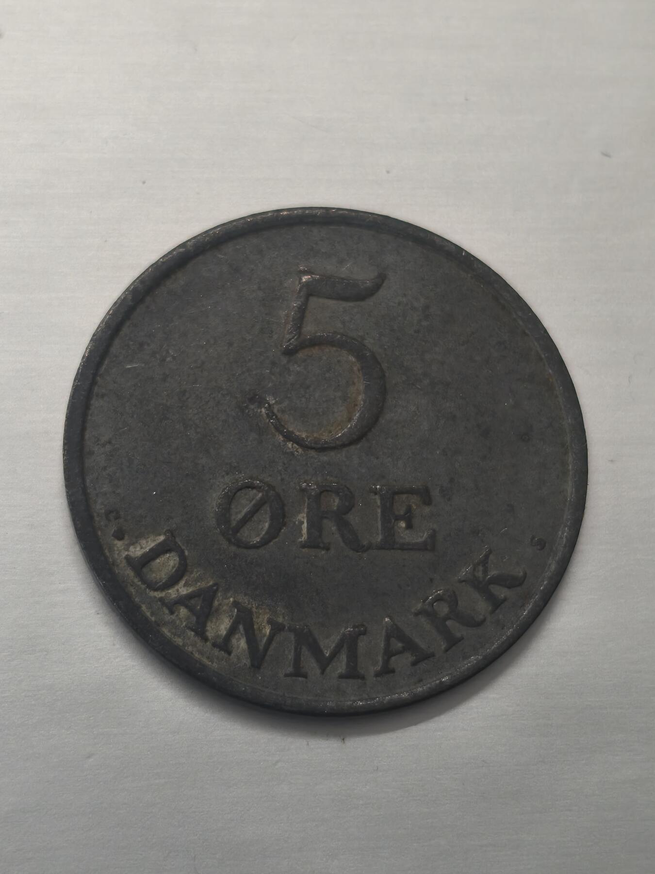 Krab外币市集Vol.9 丹麦1957年5欧尔