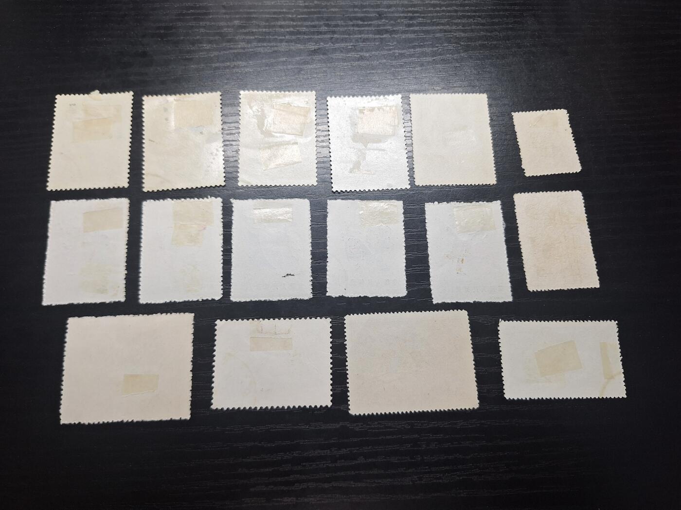 博彦收藏 T 5月15日 8点邮票专场 老纪特旧票16枚 少部分有薄等瑕疵。其他上品