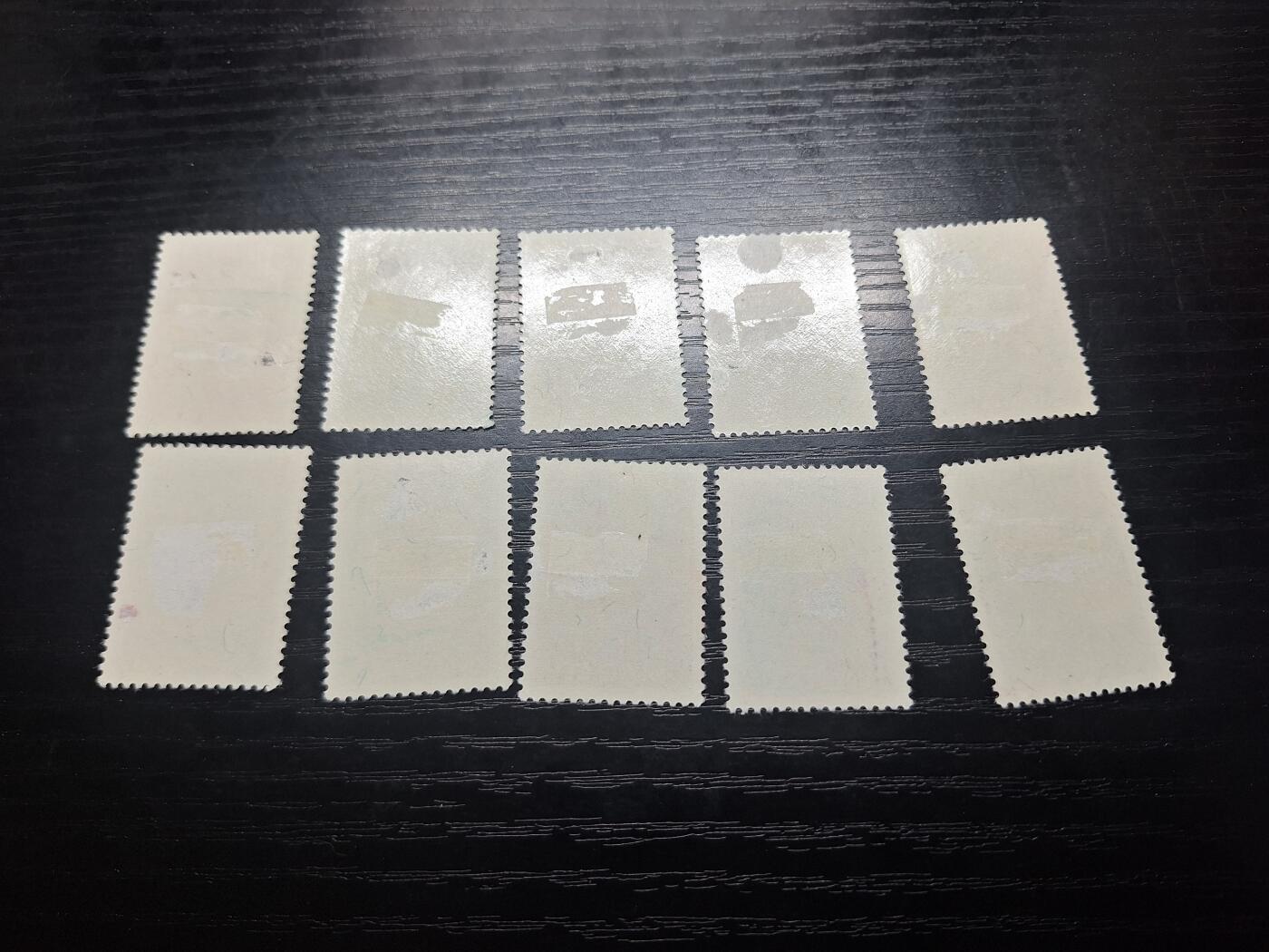 博彦收藏 T 5月15日 8点邮票专场 澳门花卉新全 1a面有露白 背贴  有薄