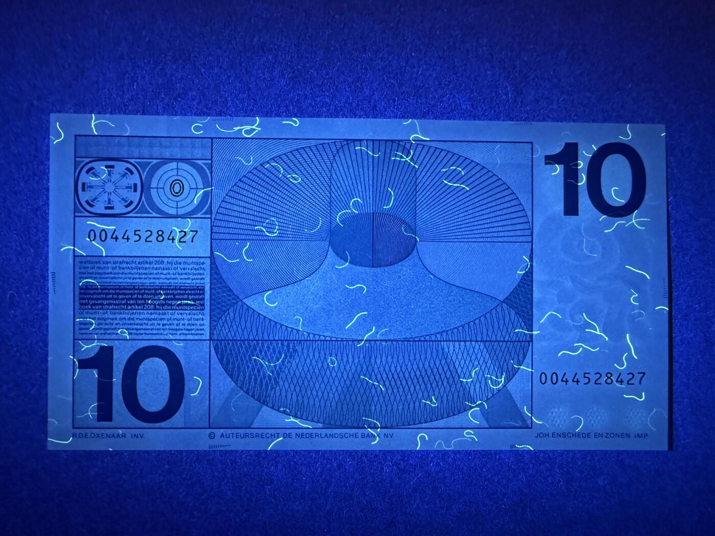 《艾美收藏》第198期-周日外币百拍 荷兰10盾 UNC 1968年初版 牛眼版 