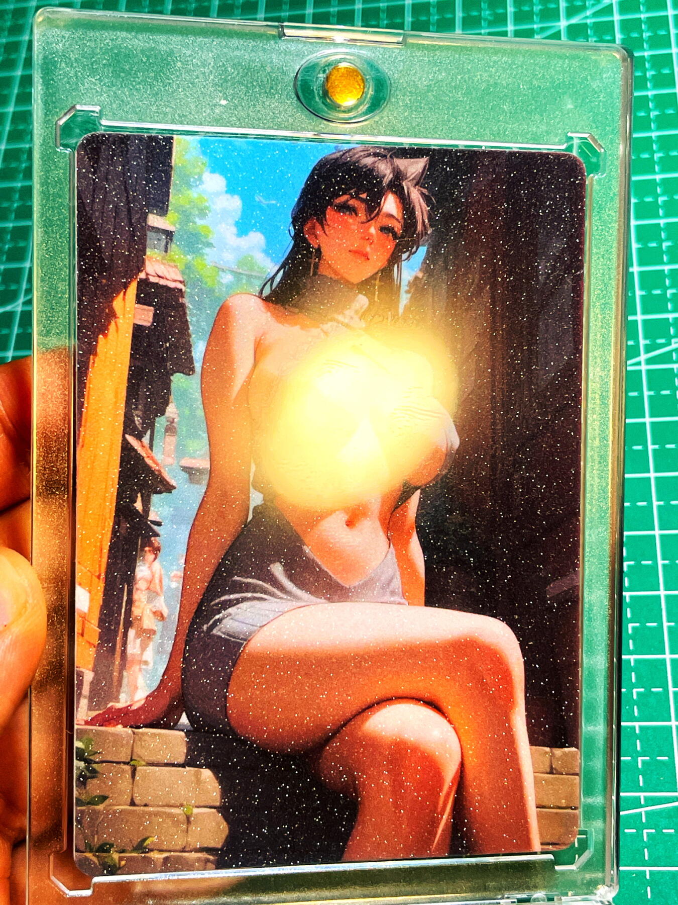 显眼宝卡牌14期 美人合集 颜值为主 【带全新卡砖】个人珍藏 双面磨砂晶闪 超美御姐 毛利兰 一张 63*88 两种造型