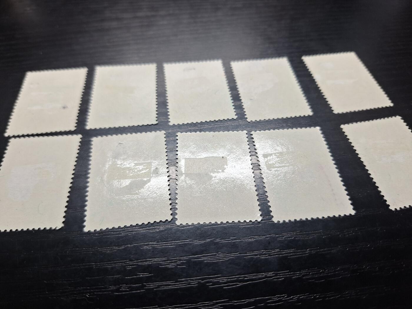 博彦收藏 T 5月15日 8点邮票专场 澳门花卉新全 1a面有露白 背贴  有薄