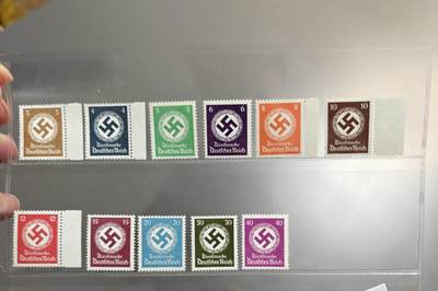 德三公事邮票11枚 - 德三公事邮票11枚
