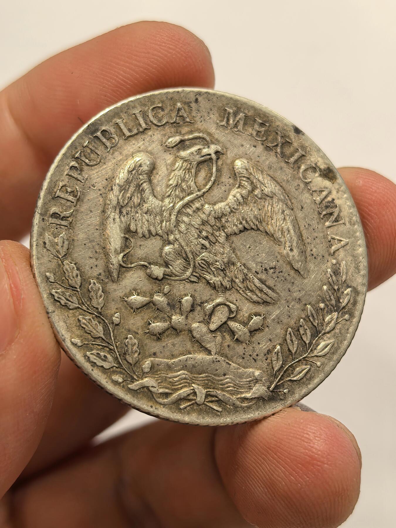 博洋堂世界钱币拍卖第123期（全场包邮） 墨西哥花边鹰洋1893MO AM 好品