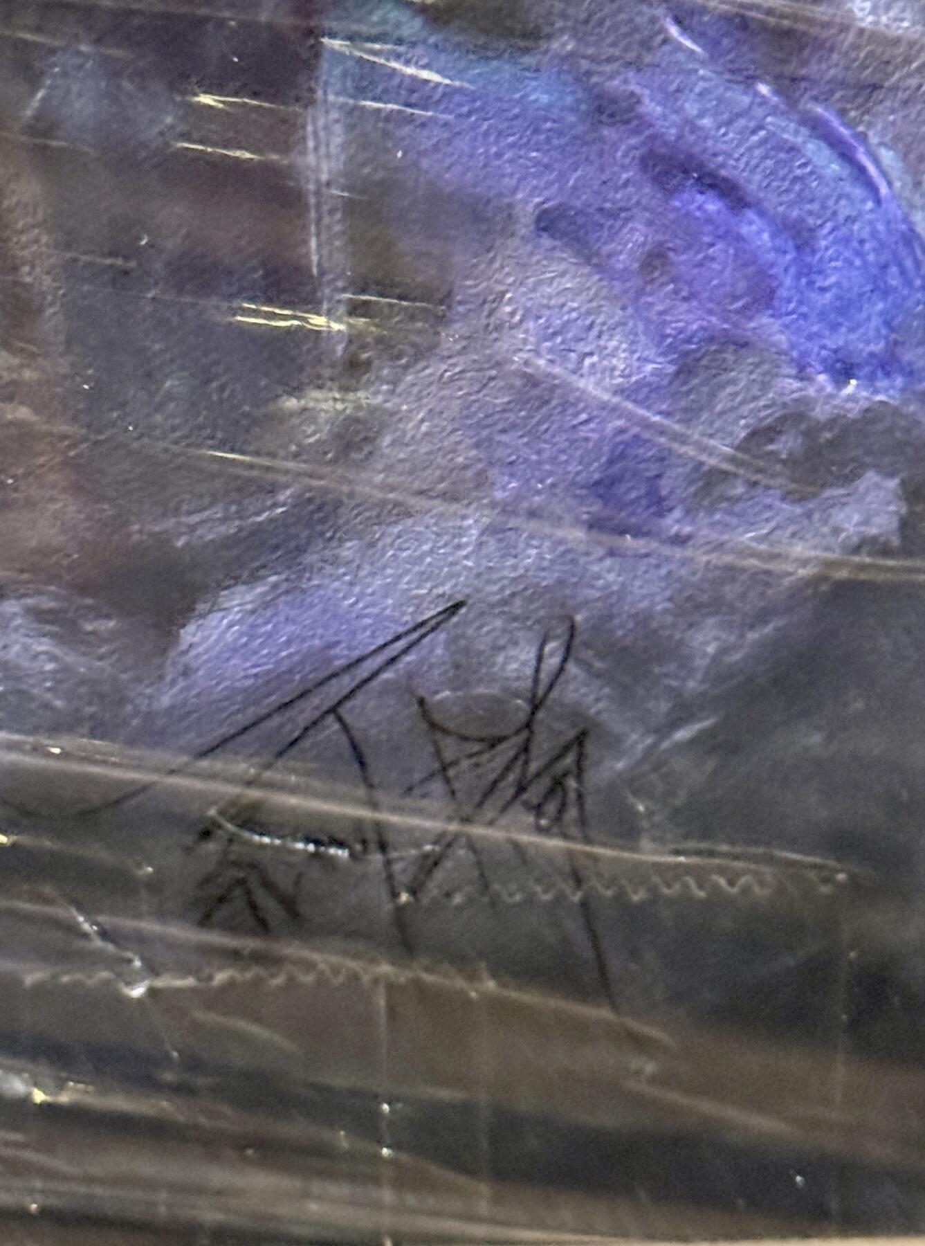 白泽拍卖卡牌手绘专场第17期中福卡展专拍（首夏犹清和，芳草亦未歇） 2024 琱星妖怪志复制版画 青狮精 翁振楠亲签 尺寸：38cm*50cm