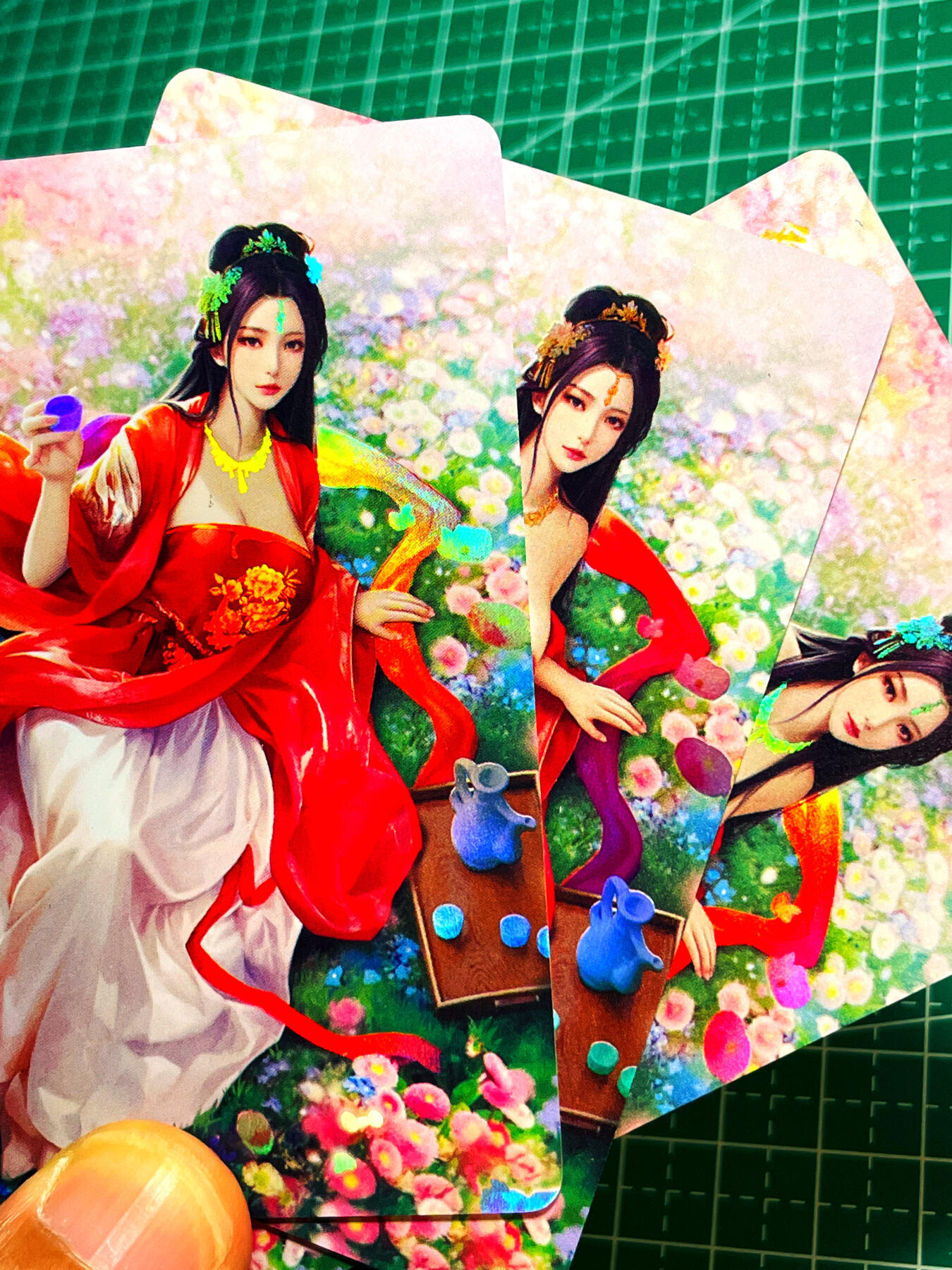 显眼宝卡牌14期 美人合集 颜值为主 焱卡文化 燎原卡牌 乱世红颜 最美貂蝉 金彩卡三张