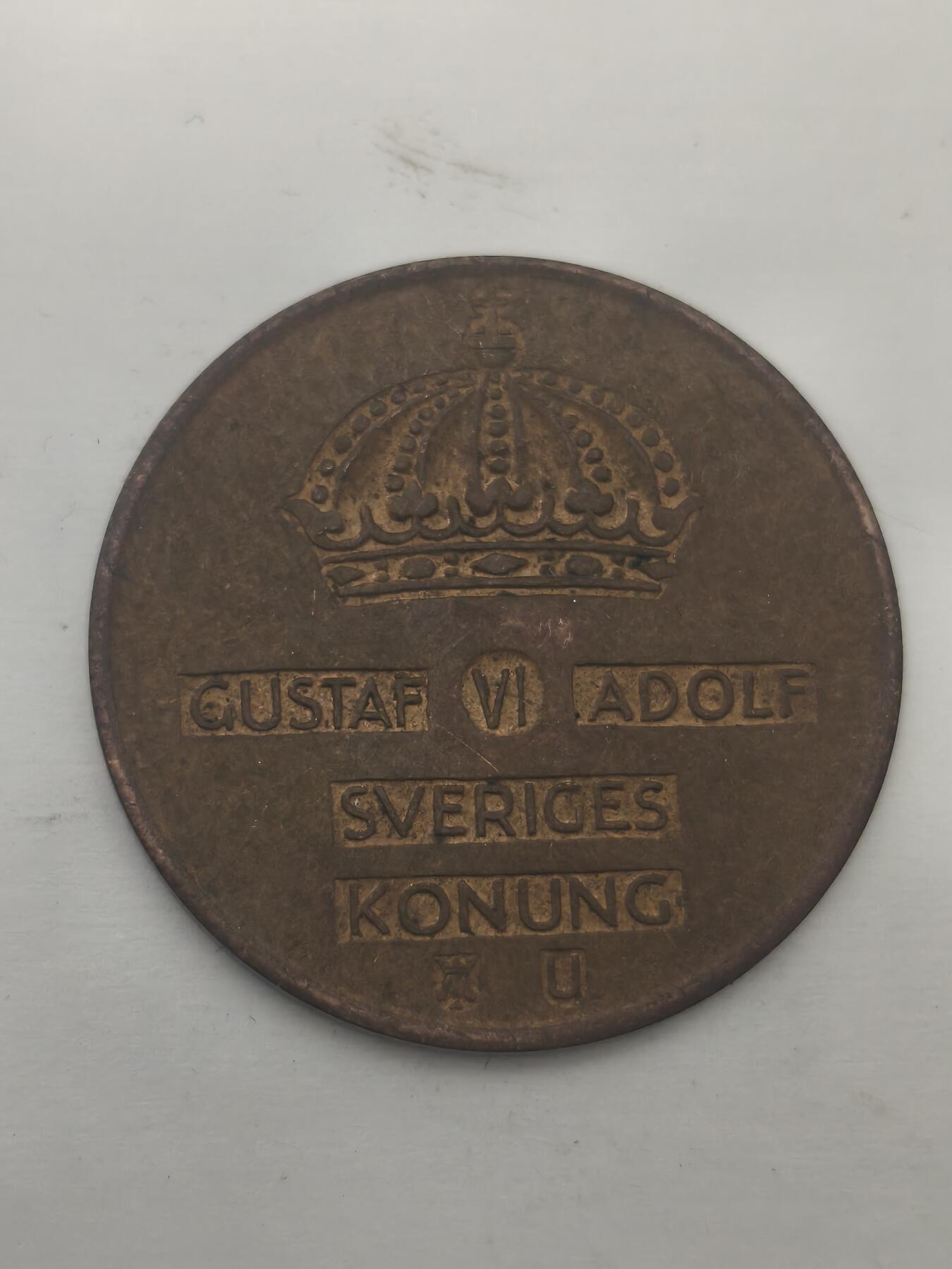 Krab外币市集Vol.9 瑞典1965年5欧尔