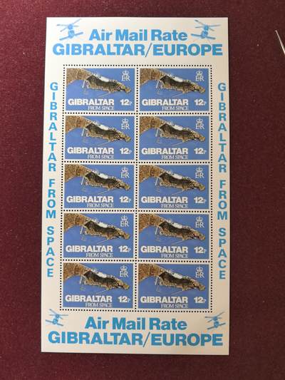 联合阁邮币社™ ——“精品多国邮票” - 直布罗陀1978年 卫星测绘直布罗陀港