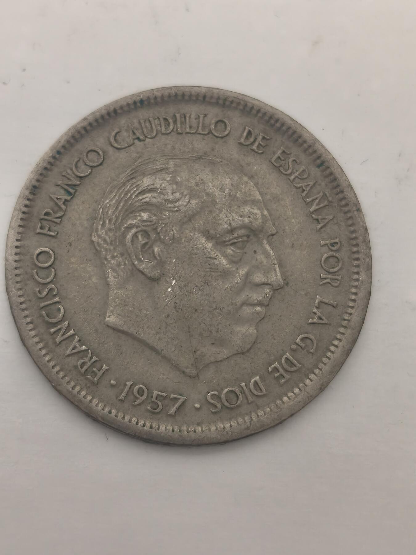 Krab外币市集Vol.9 西班牙1957★69 25比塞塔