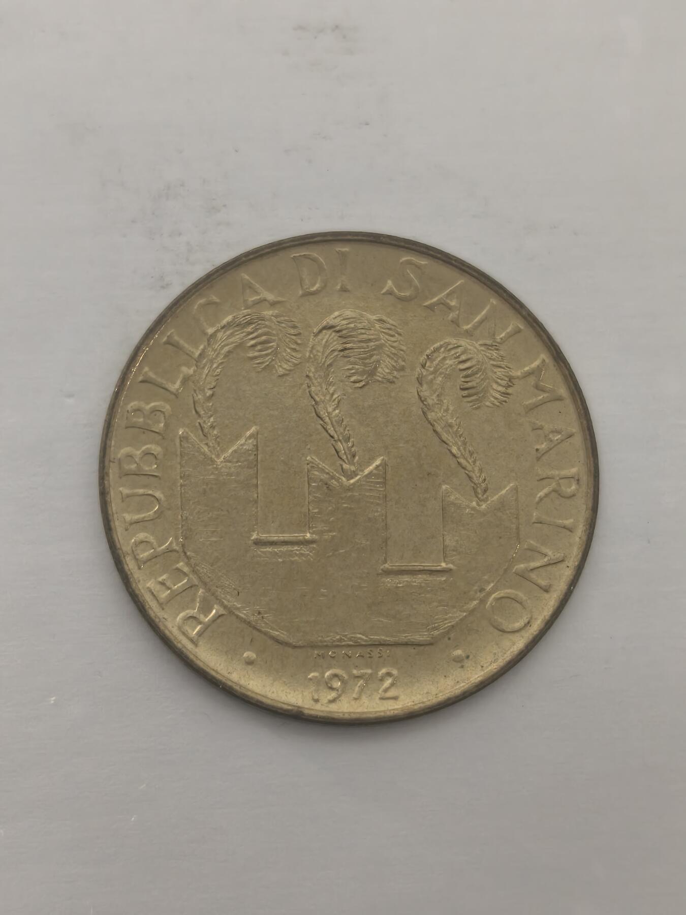 Krab外币市集Vol.9 圣马力诺1972年20里拉