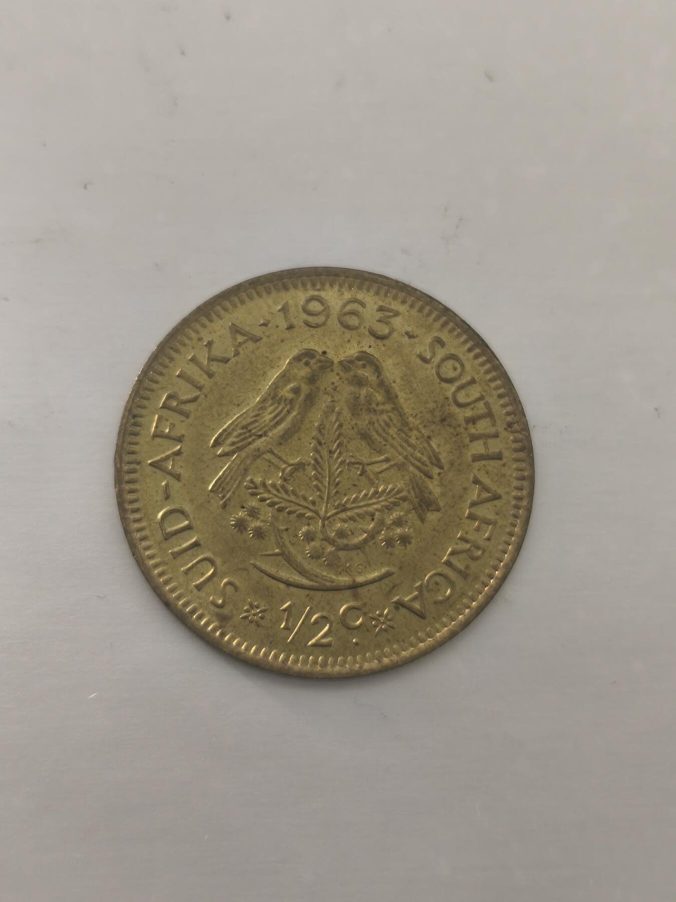Krab外币市集Vol.9 南非1961年1/2分