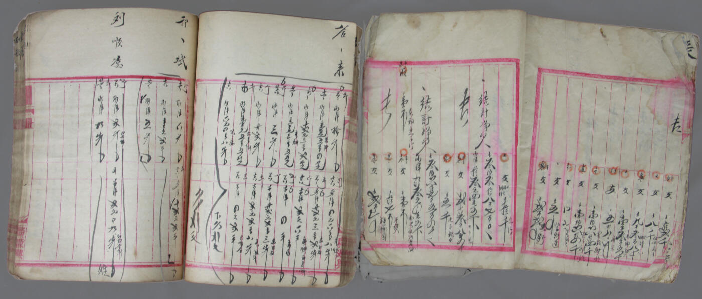 华宇2025年春季拍卖会 民国时期，生意来往账册2本，尺寸19*23cm