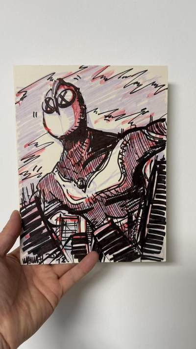零元拍：歪歪亲笔签名亲绘原画色卡，尺寸：22*17CM，不是复制画哦 - 零元拍：歪歪亲笔签名亲绘原画色卡，尺寸：22*17CM，不是复制画哦
