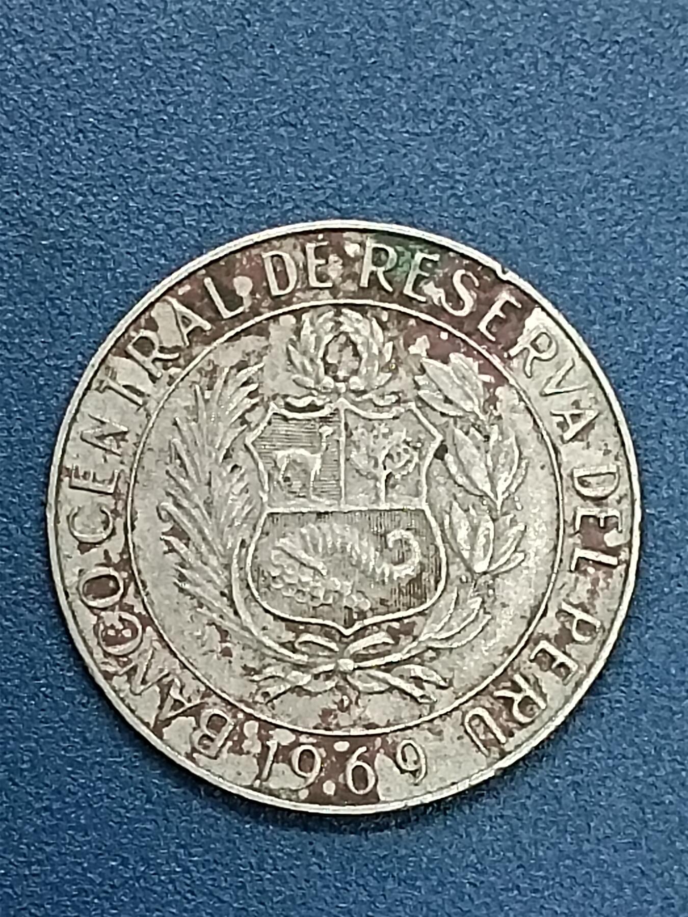 吉祥压岁钱外国硬币第61场 秘鲁硬币1969