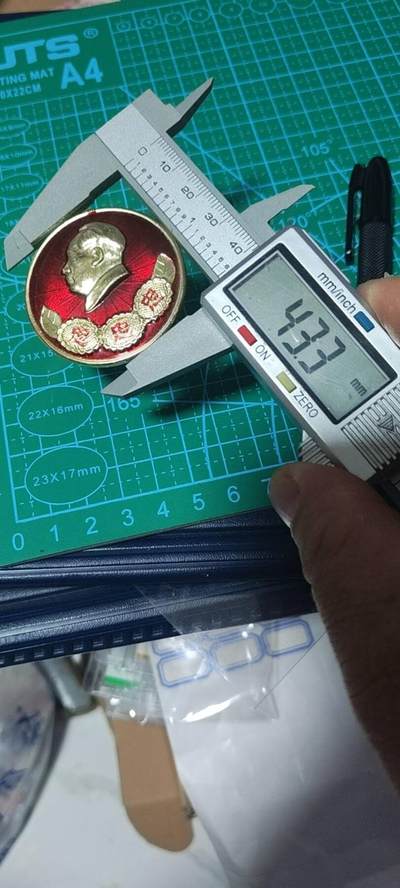 精品毛主席像章拍场 🔥忠字🔥毛主席像章一枚，三忠字