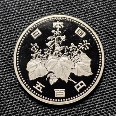 KK钱币收藏小铺 第284期 2月预留时间 周末发货 -   日本平成三年 精制500円