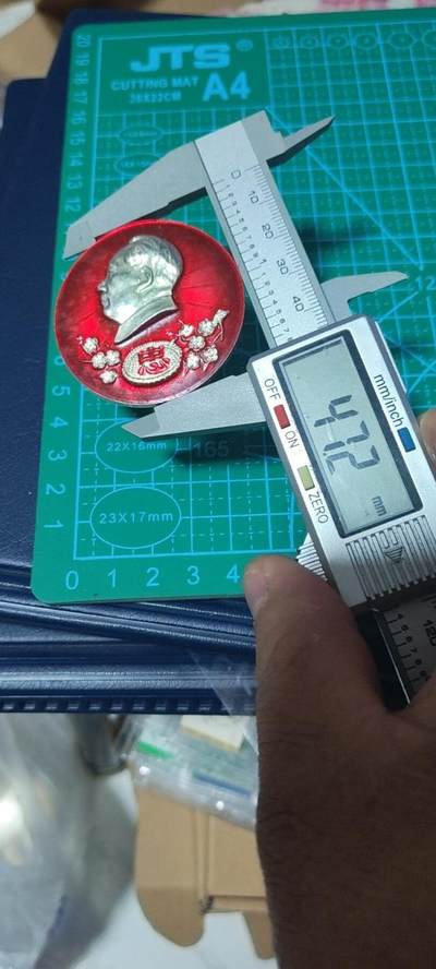 精品毛主席像章拍场 🔥梅花🔥忠字🔥毛主席像章一枚，忠字