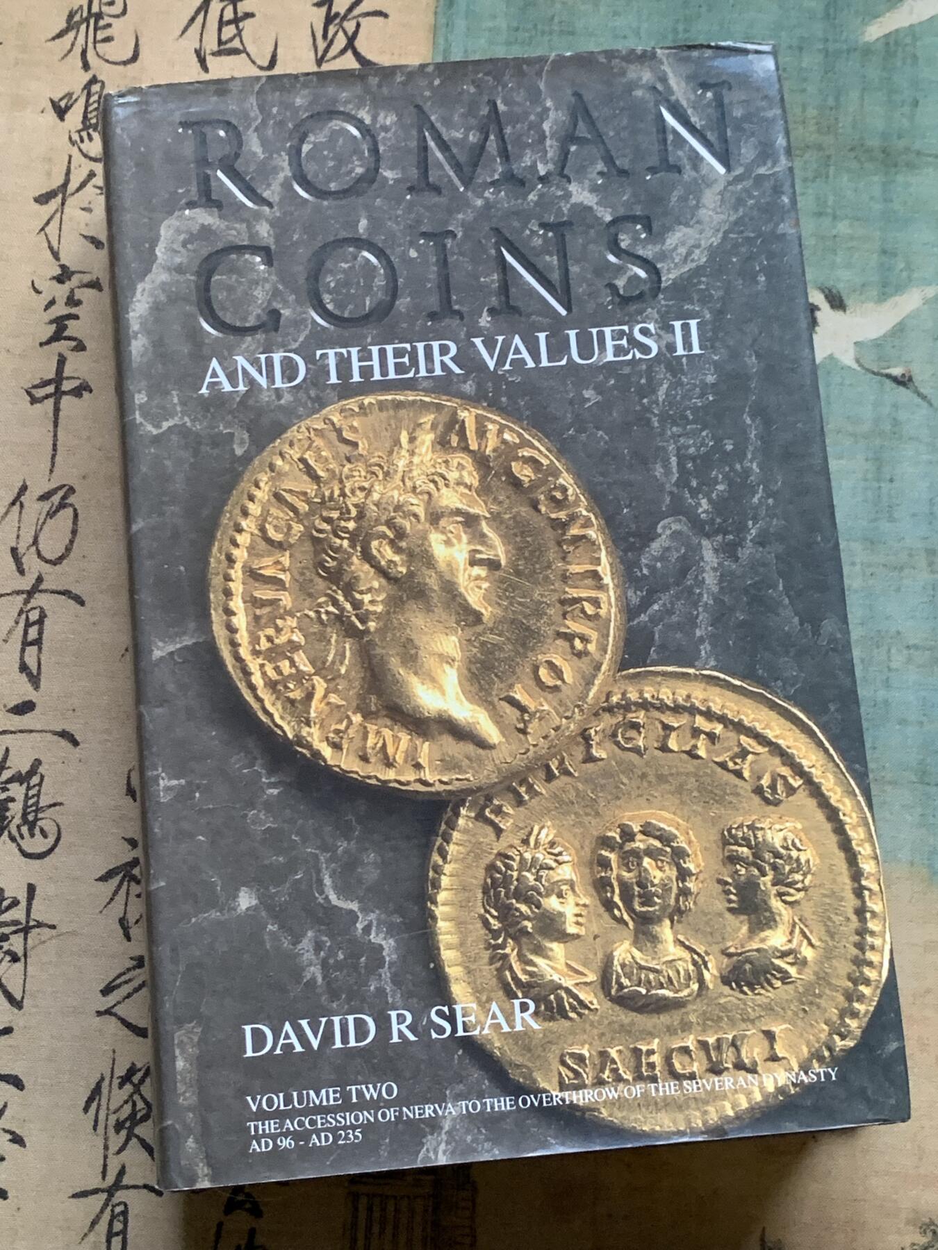 《竞宝斋》第381场 周日，周一 2场连拍 （全场包邮） 罗马钱币及其价值第二卷，David Sear最新版本，国内首见完整版5册，罗马钱币收藏必备