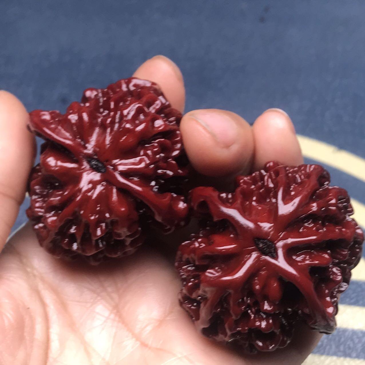 ❤️包浆玉化帝王狮子头核桃(26025)规格边44*44肚45*45高40*40mm重量52.5g