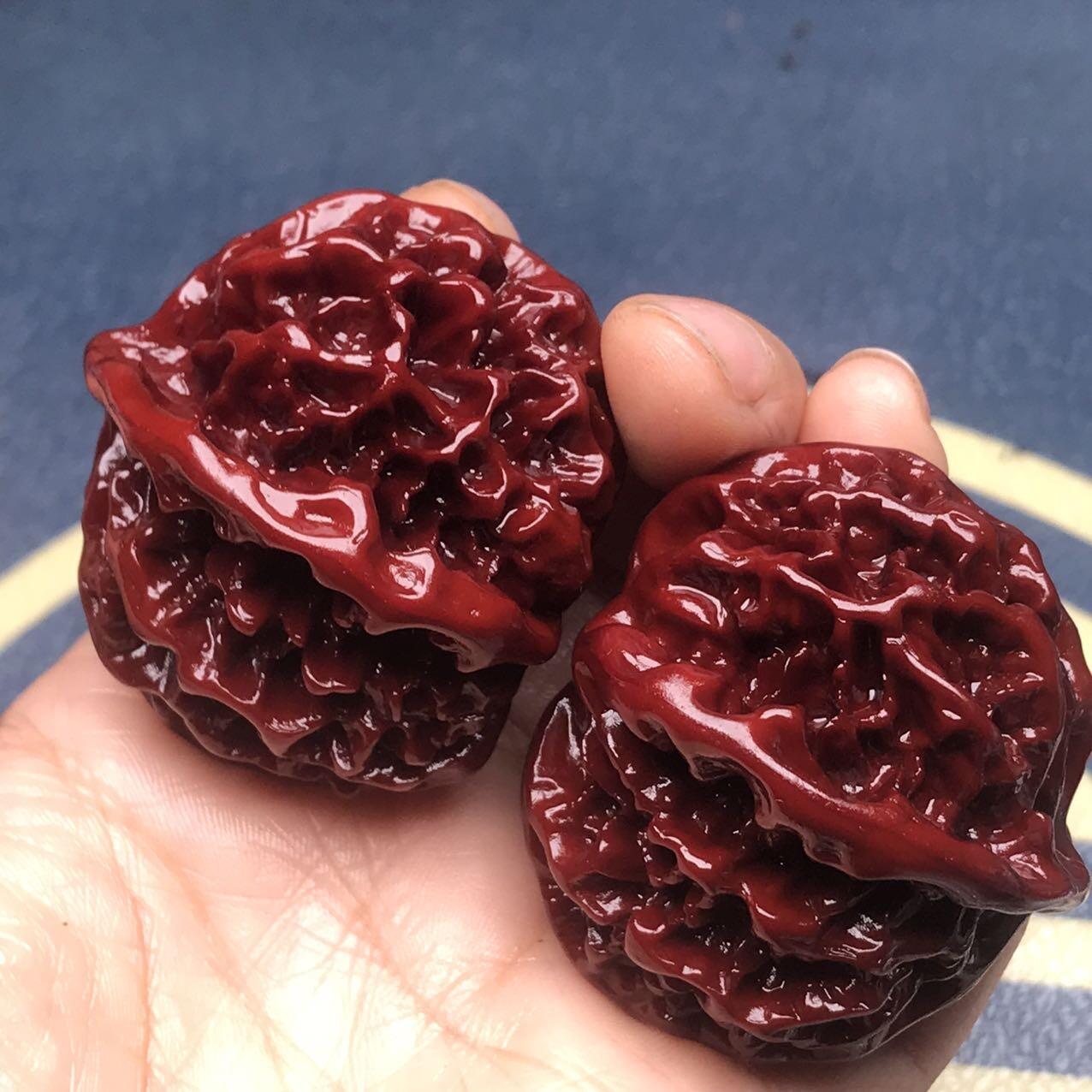 ❤️包浆玉化帝王狮子头核桃(26025)规格边44*44肚45*45高40*40mm重量52.5g