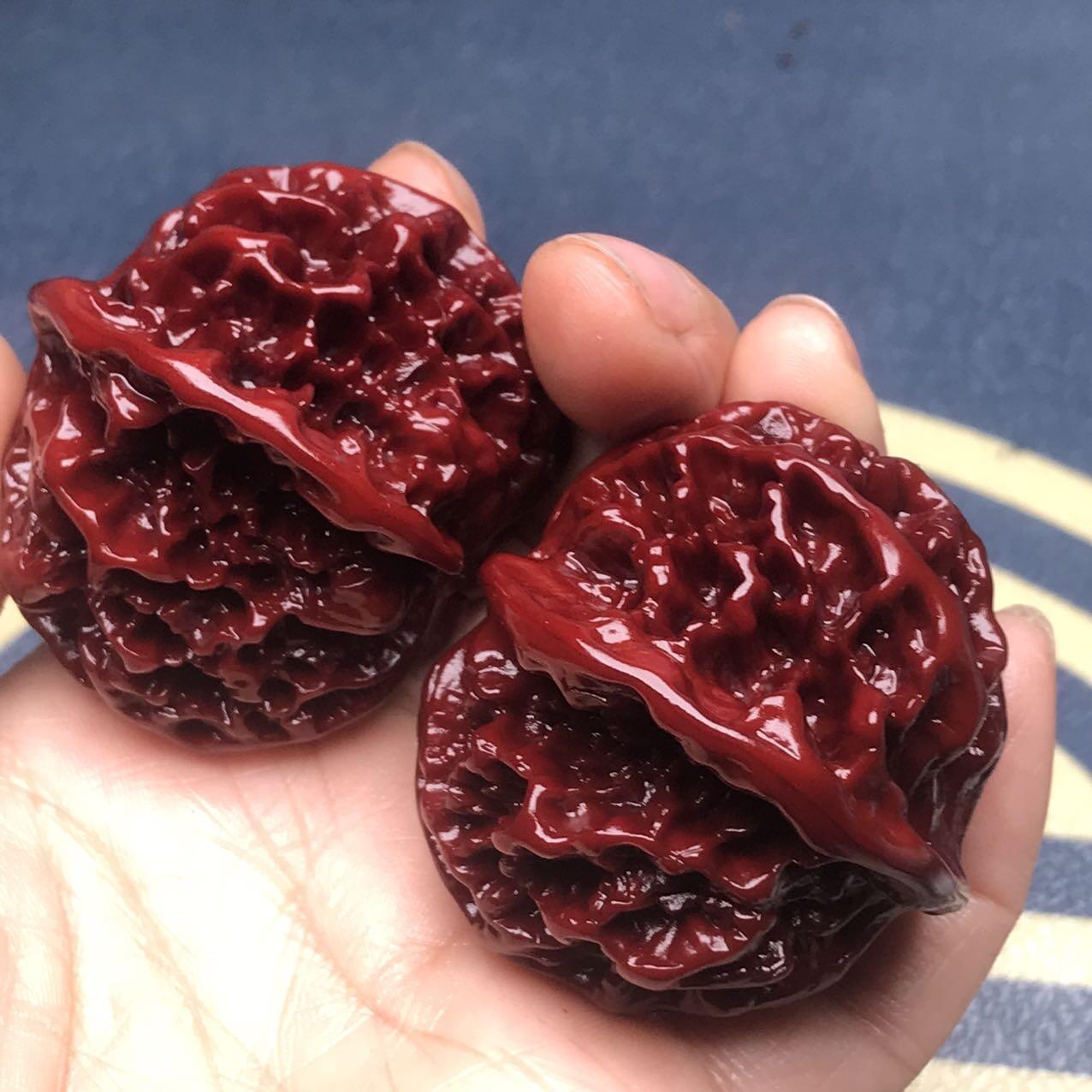 ❤️包浆玉化帝王狮子头核桃(26025)规格边44*44肚45*45高40*40mm重量52.5g