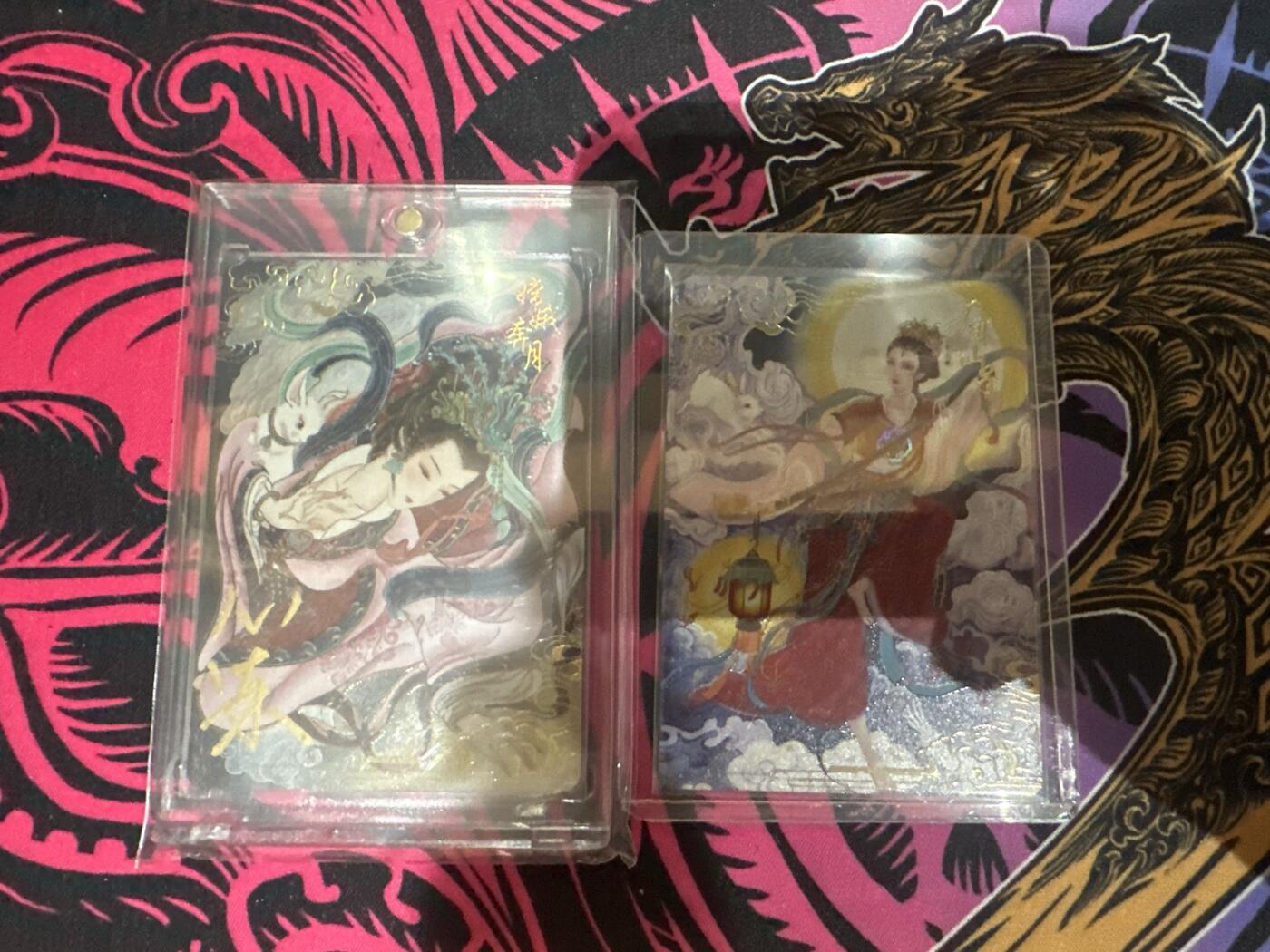 夜之极第十六期 （5月15日周四晚10点截拍，本期货品较多争取周日全部发完）） 【亲签】卡萃文创 心染 亲签嫦娥奔月 + 非严 广寒仙子