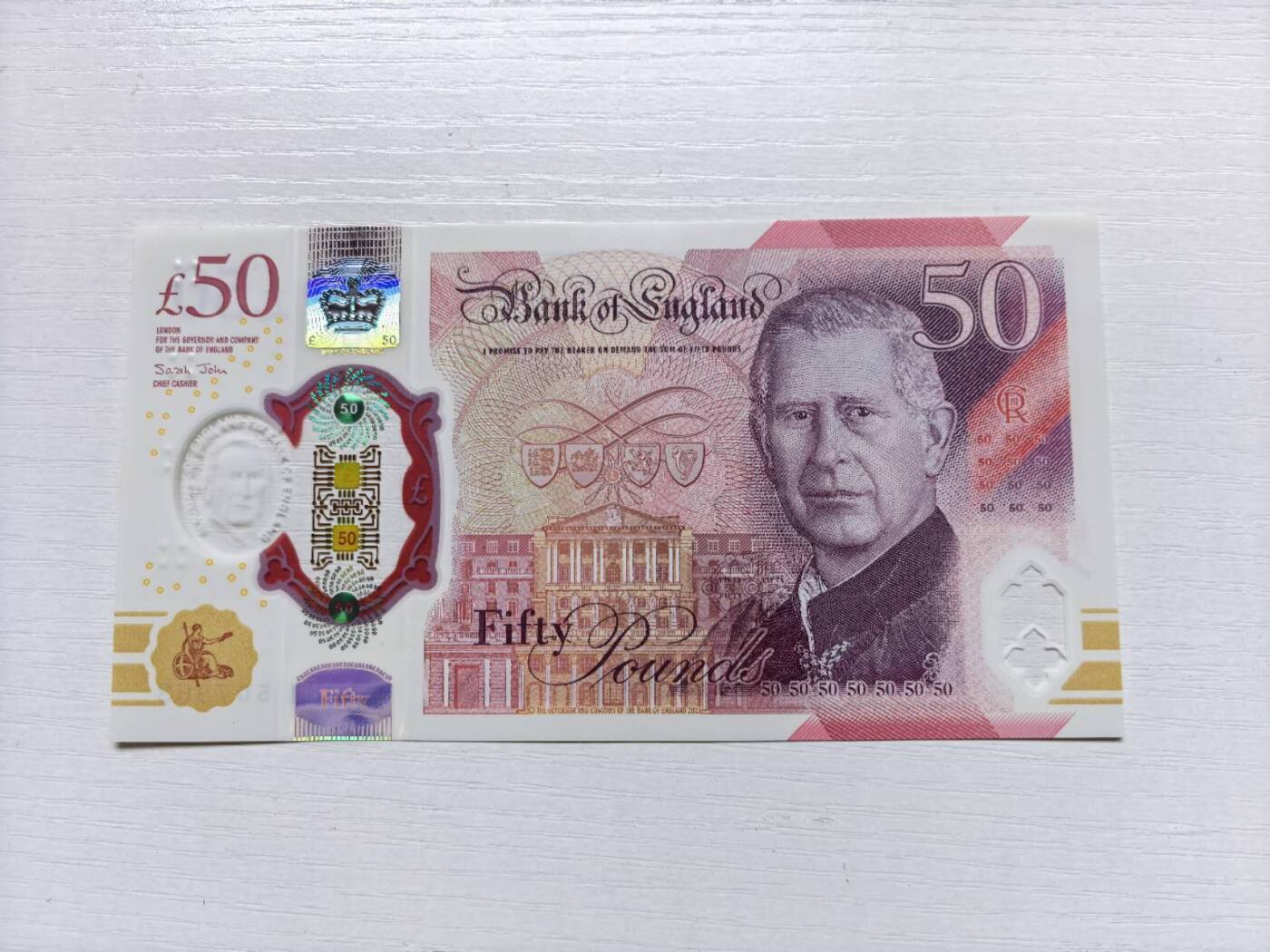 收藏联盟Quantum Auction 第420期拍卖 @征集拍品 长期供货可享分佣福利 2023年英国新版查尔斯三世AJ01首发50镑 全新