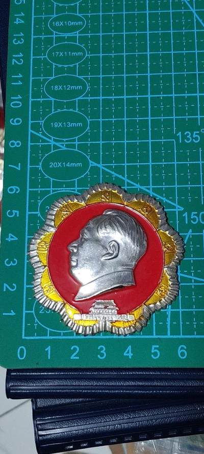 精品毛主席像章拍场 🔥葵花异型🔥毛主席像章，