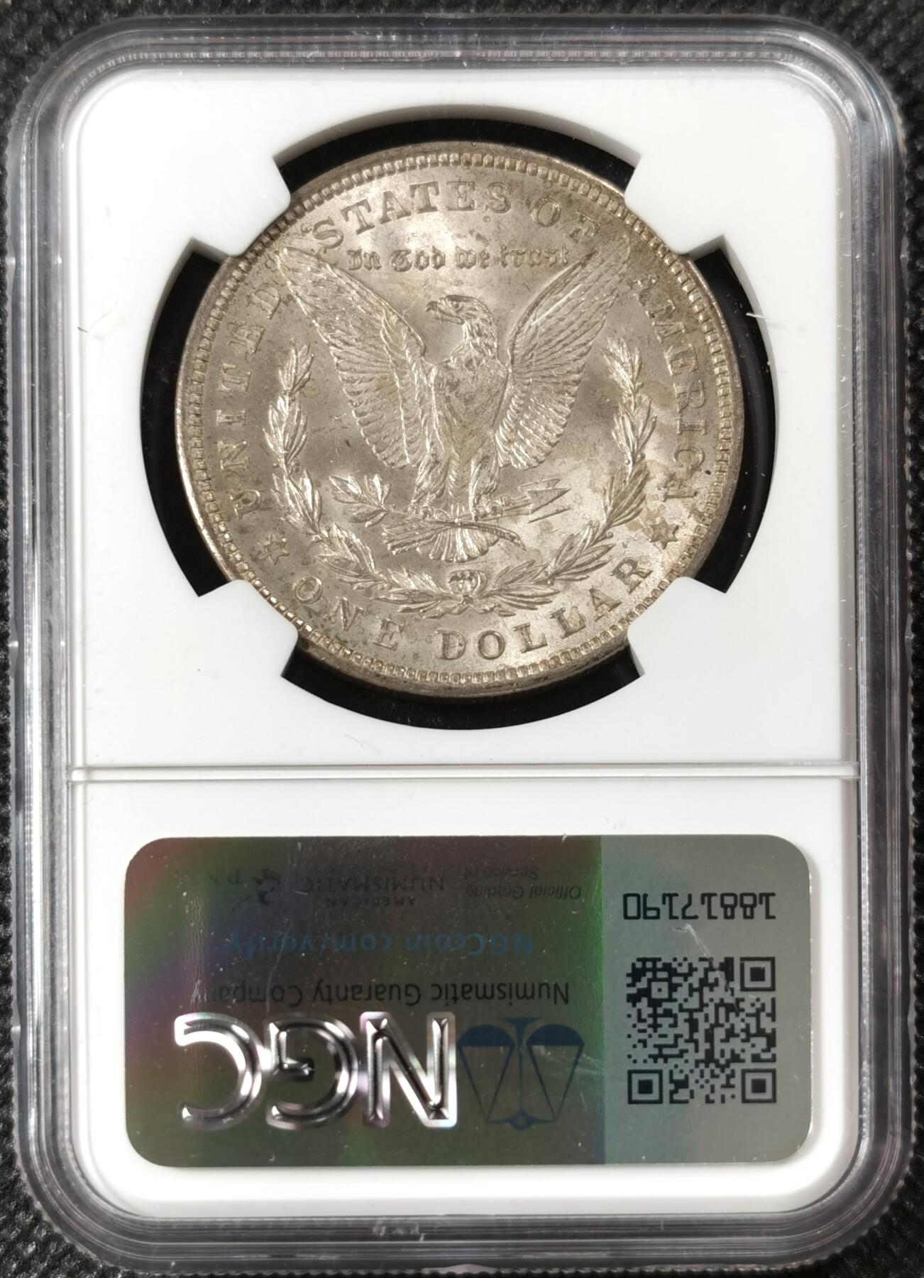  甄臻铺-美国银币专场-世界币章拍卖（第17期），送拍享返佣金等优惠多多 PCGS-MS64 1921年美国摩根银币，淡淡美式包浆